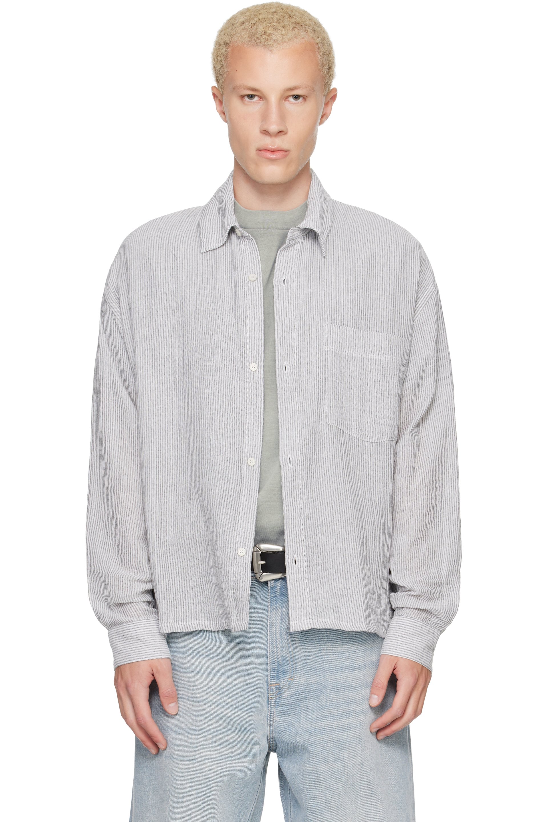 Won Hundred - Gray Maza Shirt
