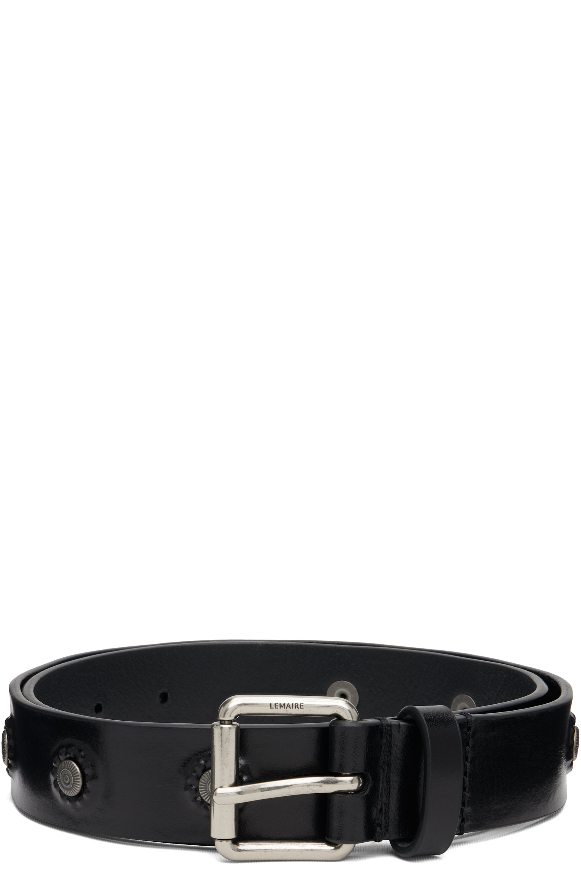 LEMAIRE - Black Marguerite Belt