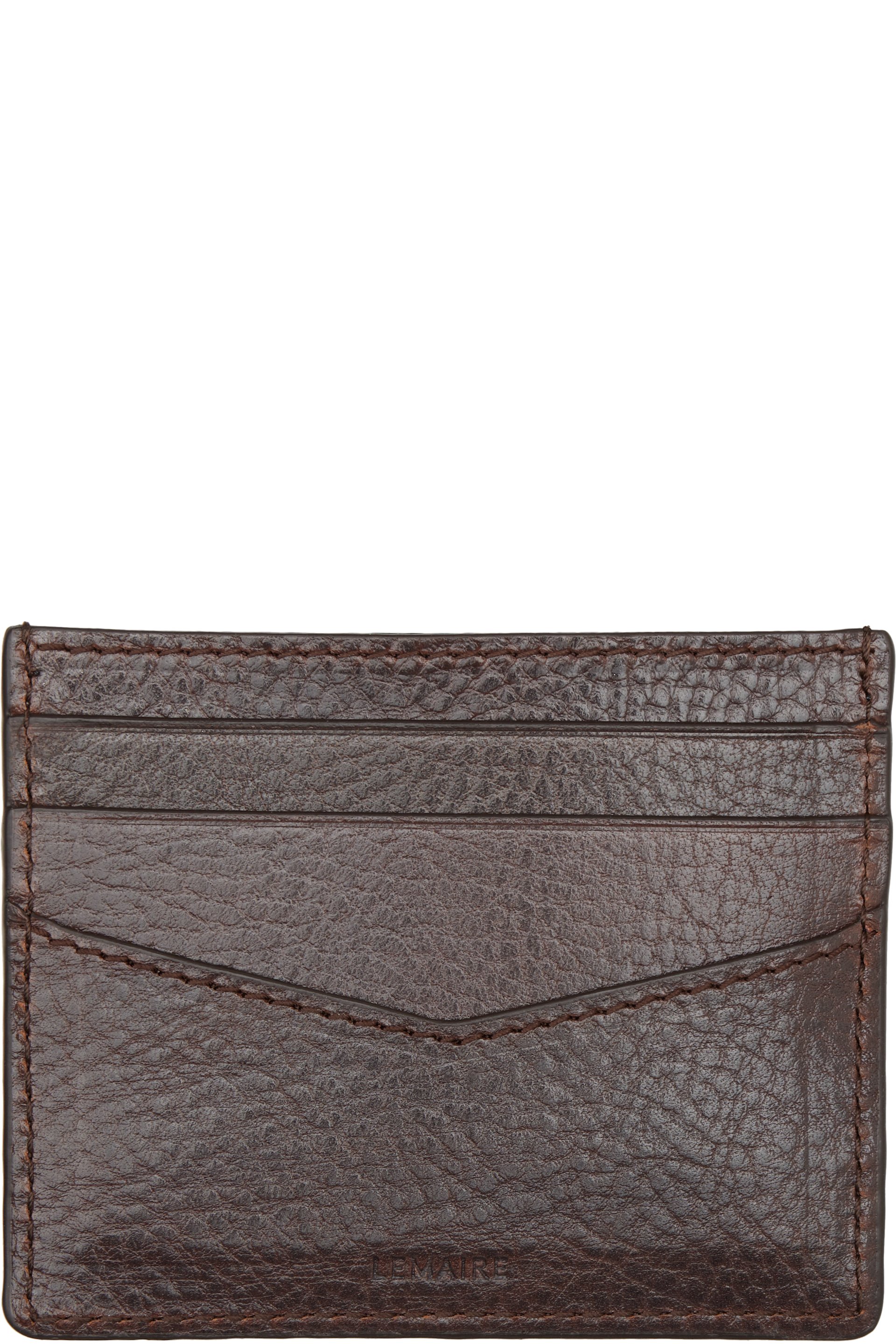 LEMAIRE - Brown Gear Card Holder