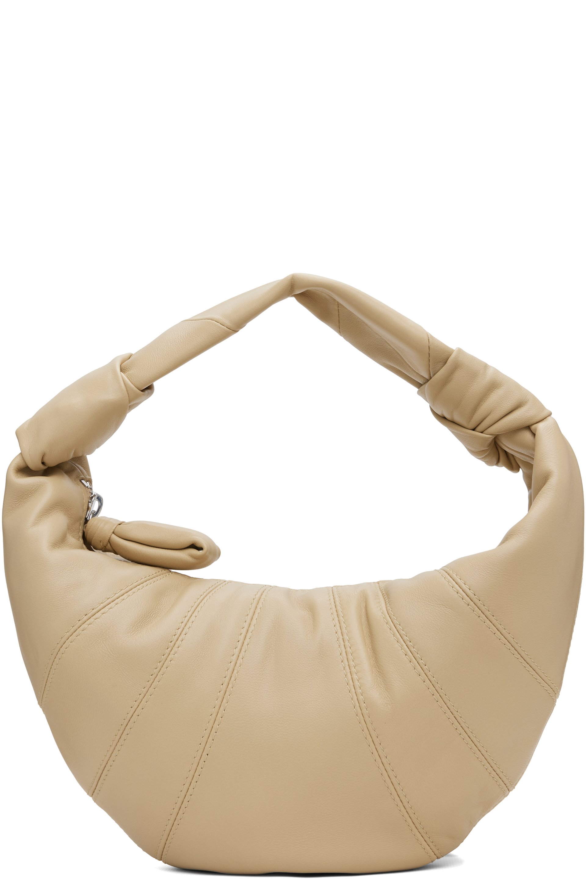 LEMAIRE - Beige Mini Fortune Croissant Bag