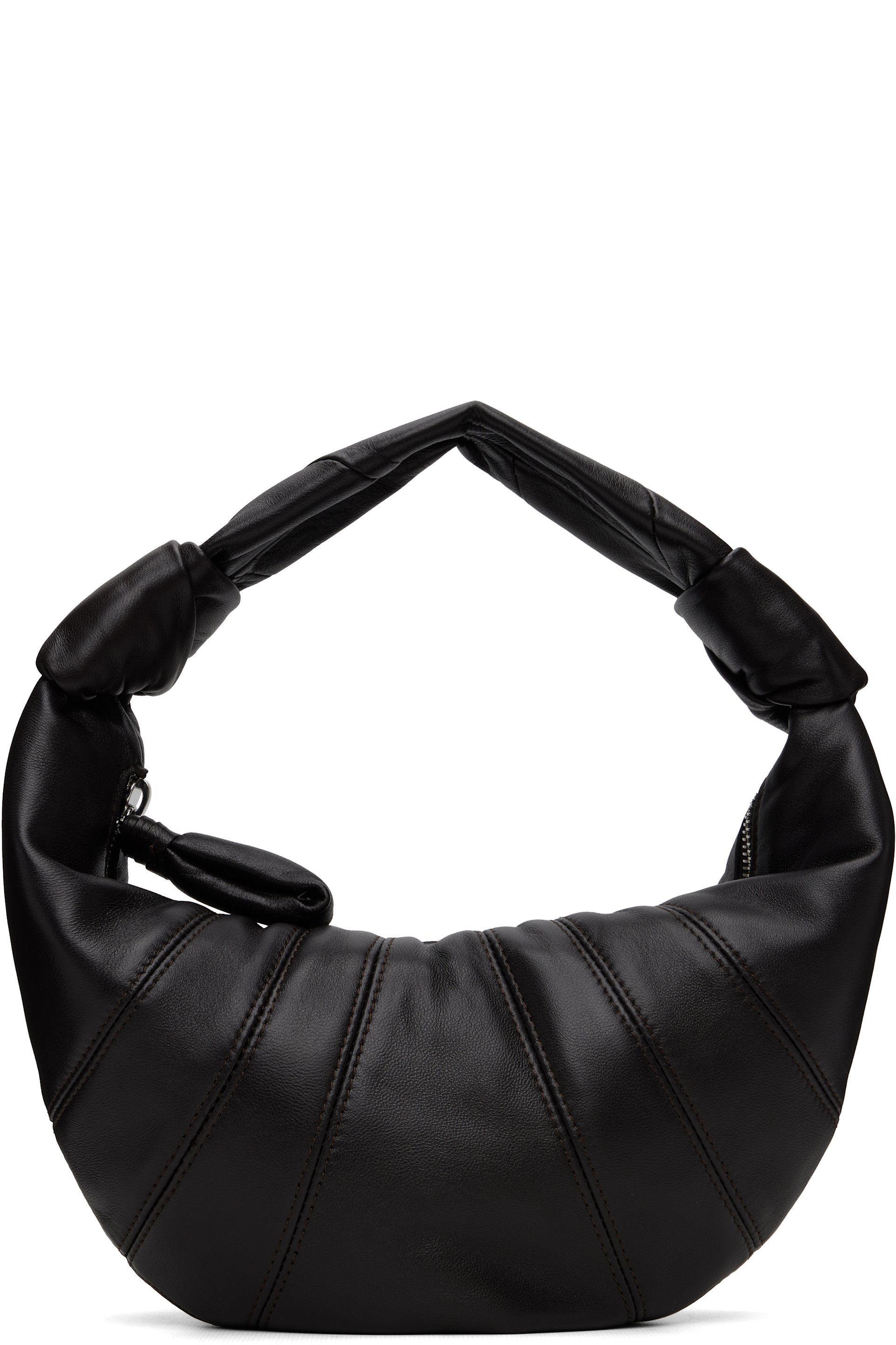 LEMAIRE - Mini sac Fortune Croissant brun