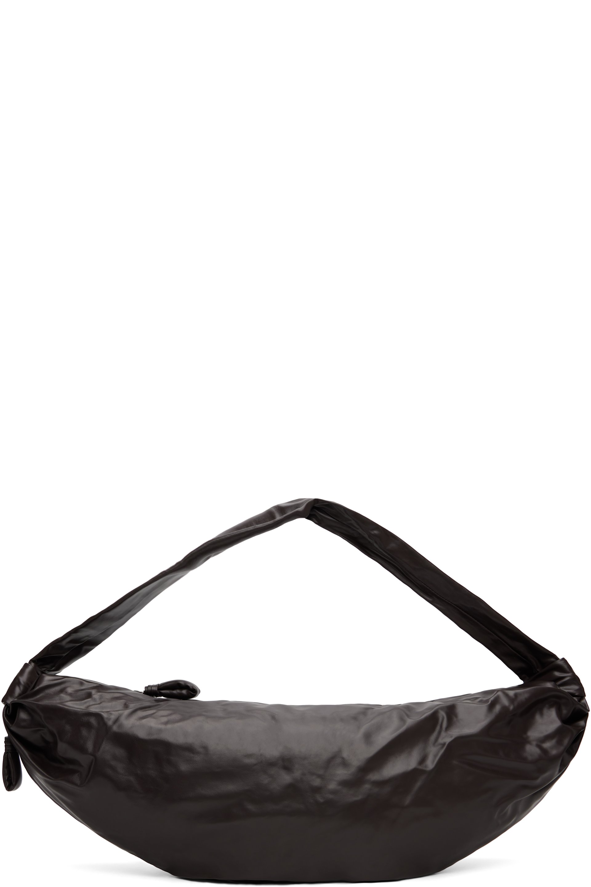 LEMAIRE - Brown Large Soft Croissant Bag