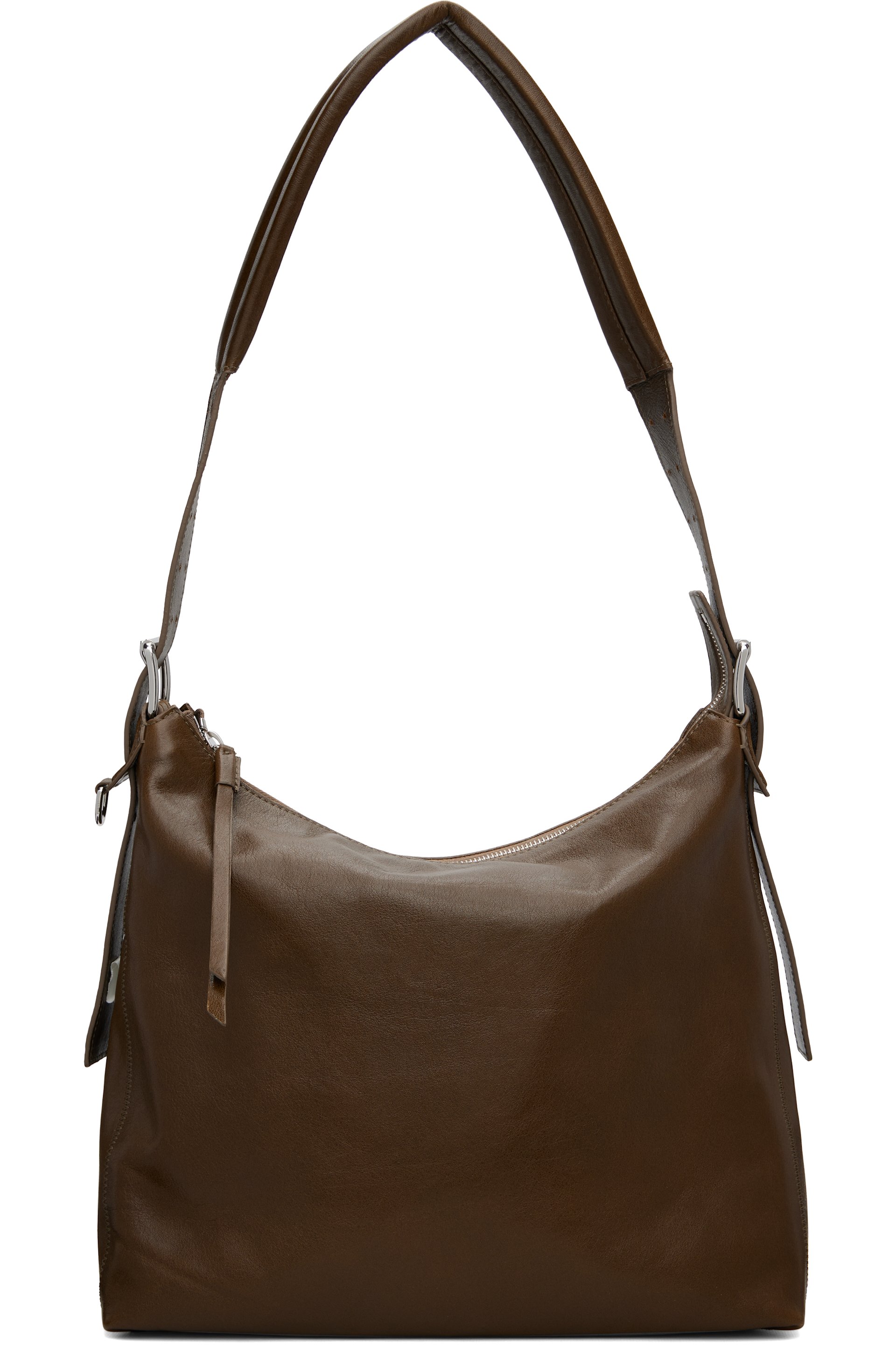 LEMAIRE - Brown Belted Leather Bag