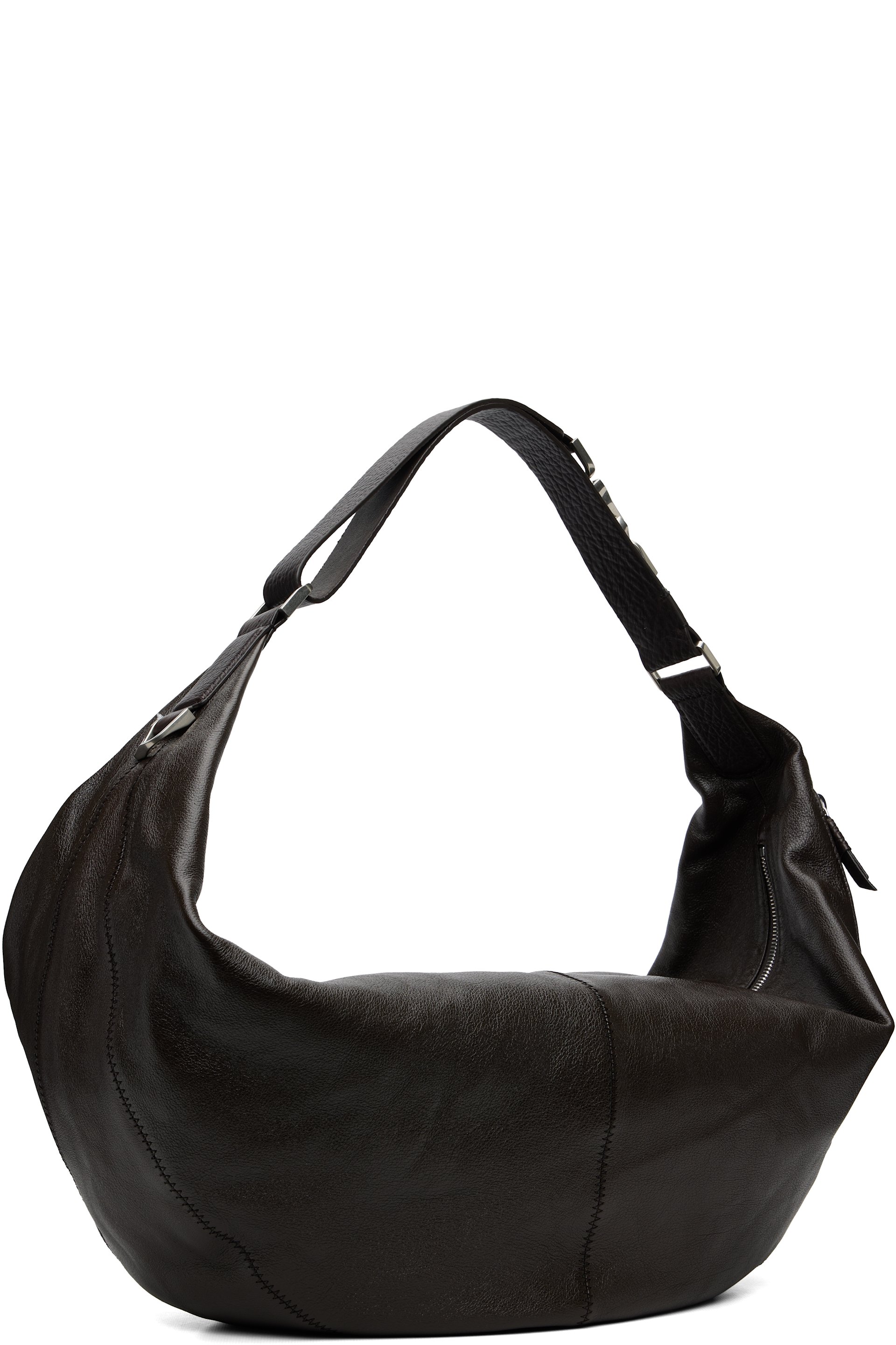 LEMAIRE - Brown Large Quiver Clip Bag