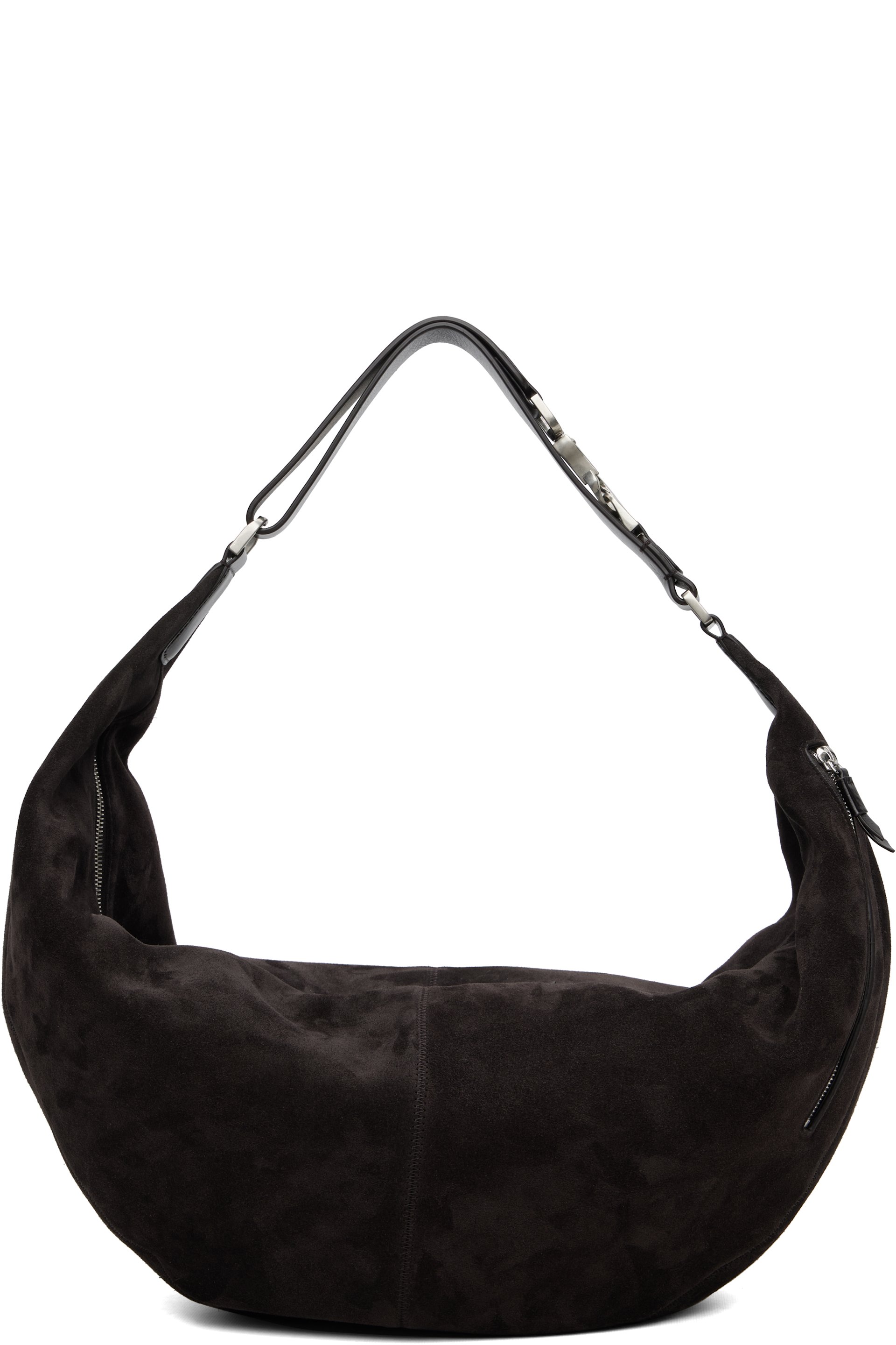 LEMAIRE - Brown Large Quiver Clip Bag
