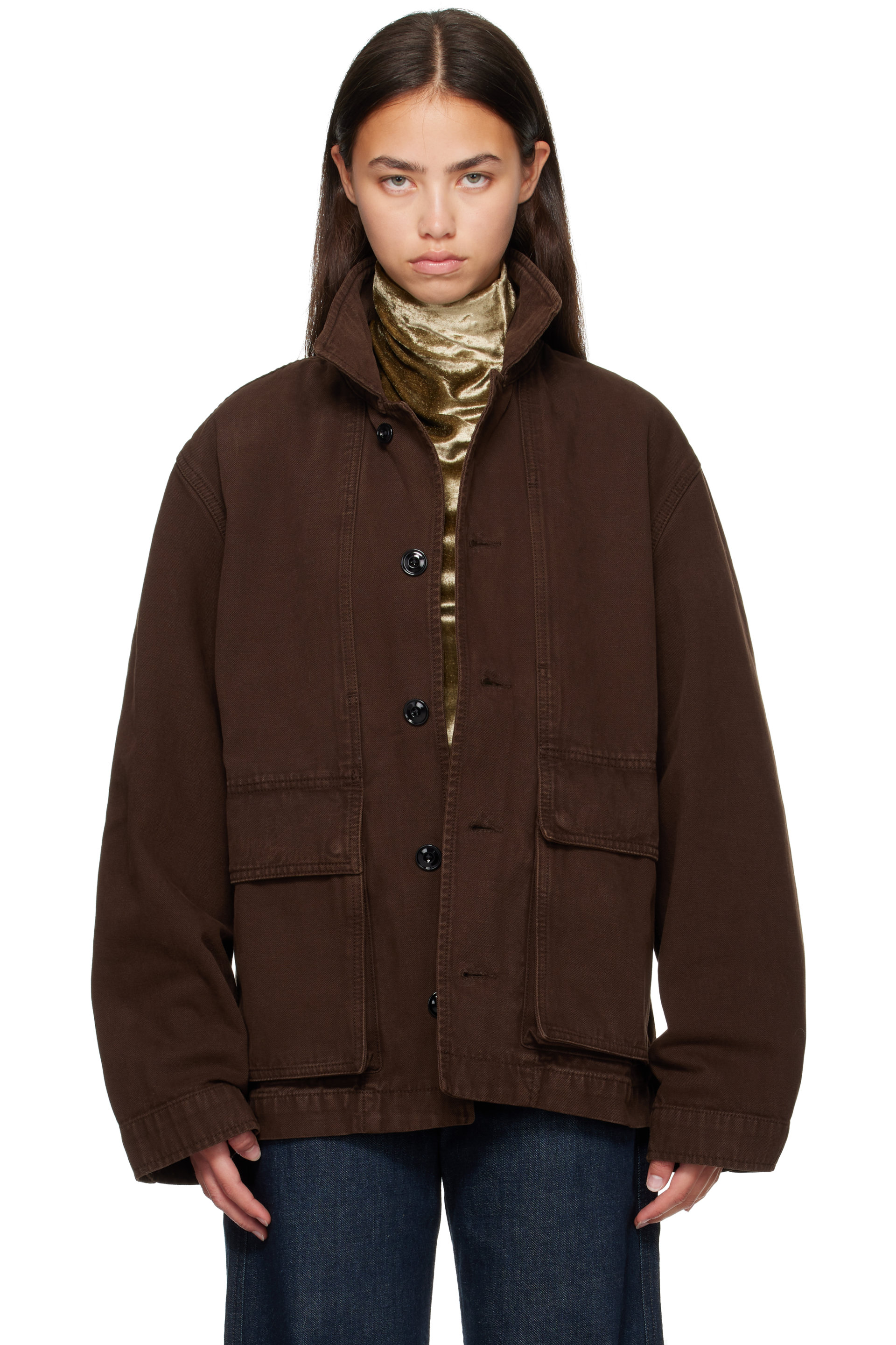 LEMAIRE - Brown Boxy Jacket