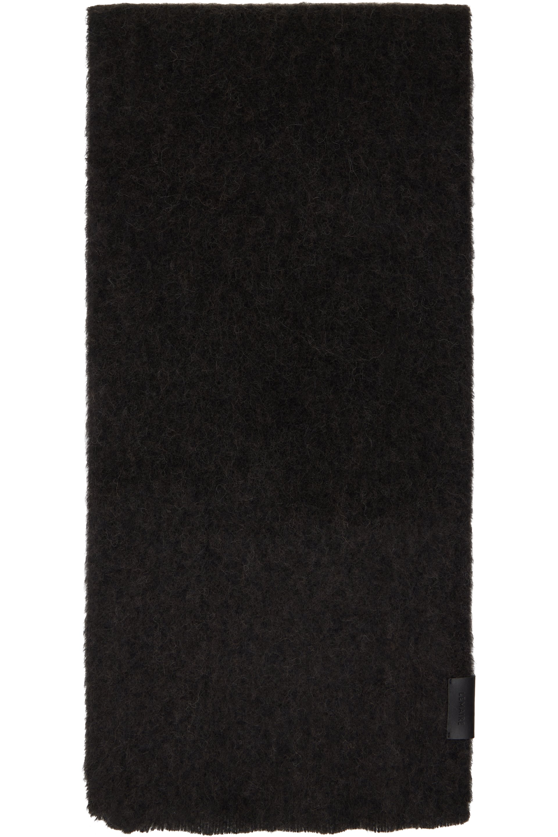 LEMAIRE - Brown Fluffy Scarf