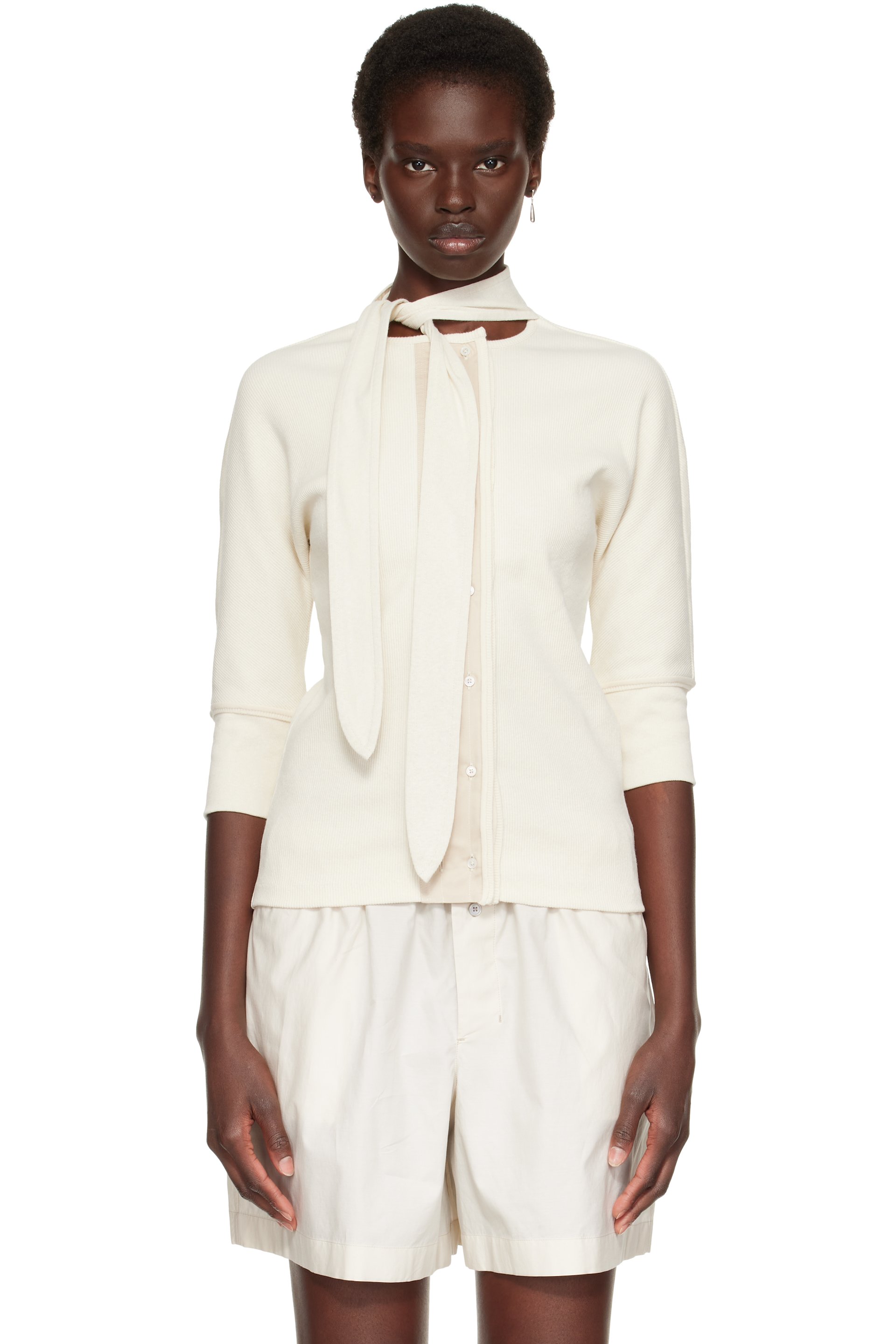 LEMAIRE - Off-White Ascot T-shirt