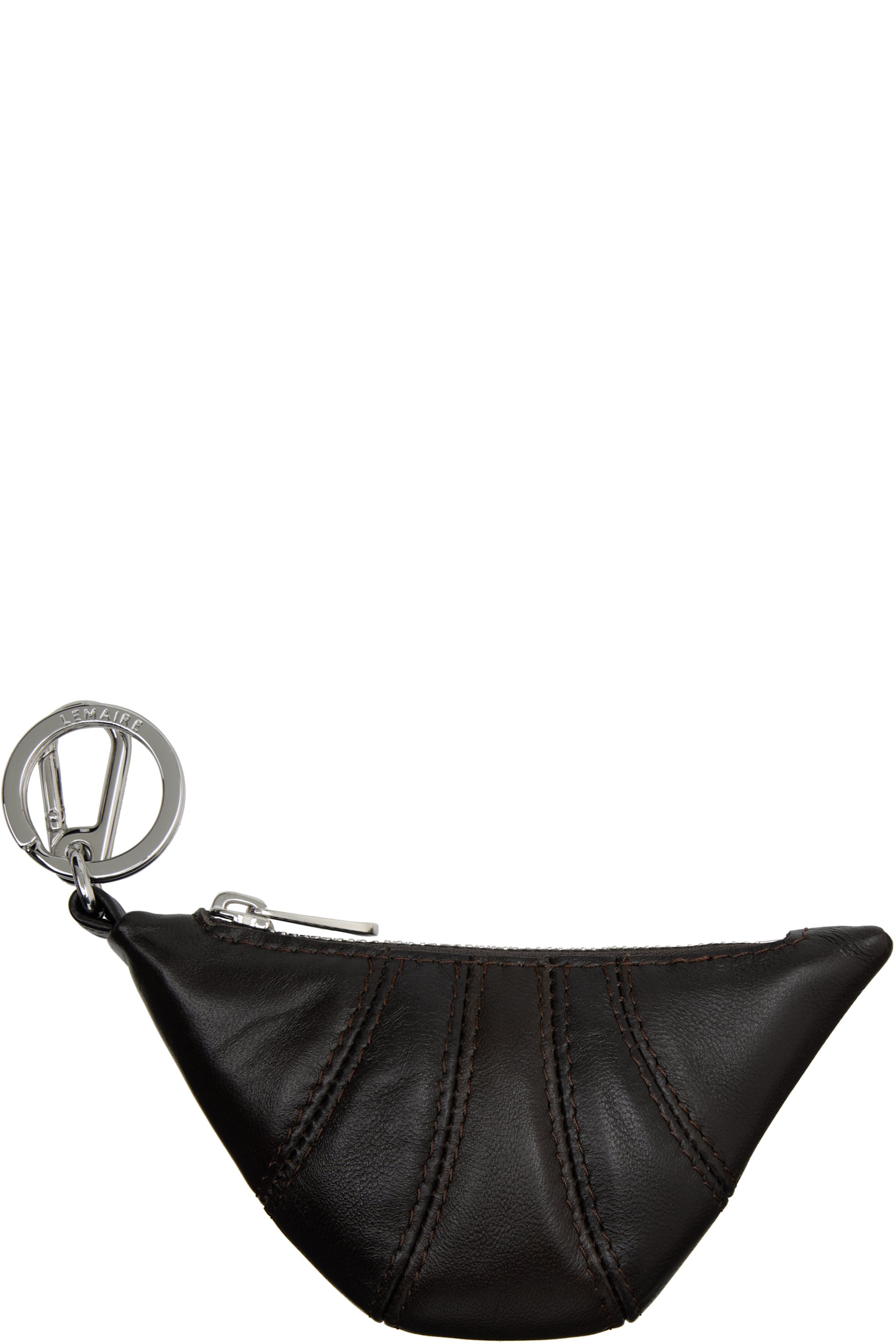 LEMAIRE - Brown Mini Croissant Keychain