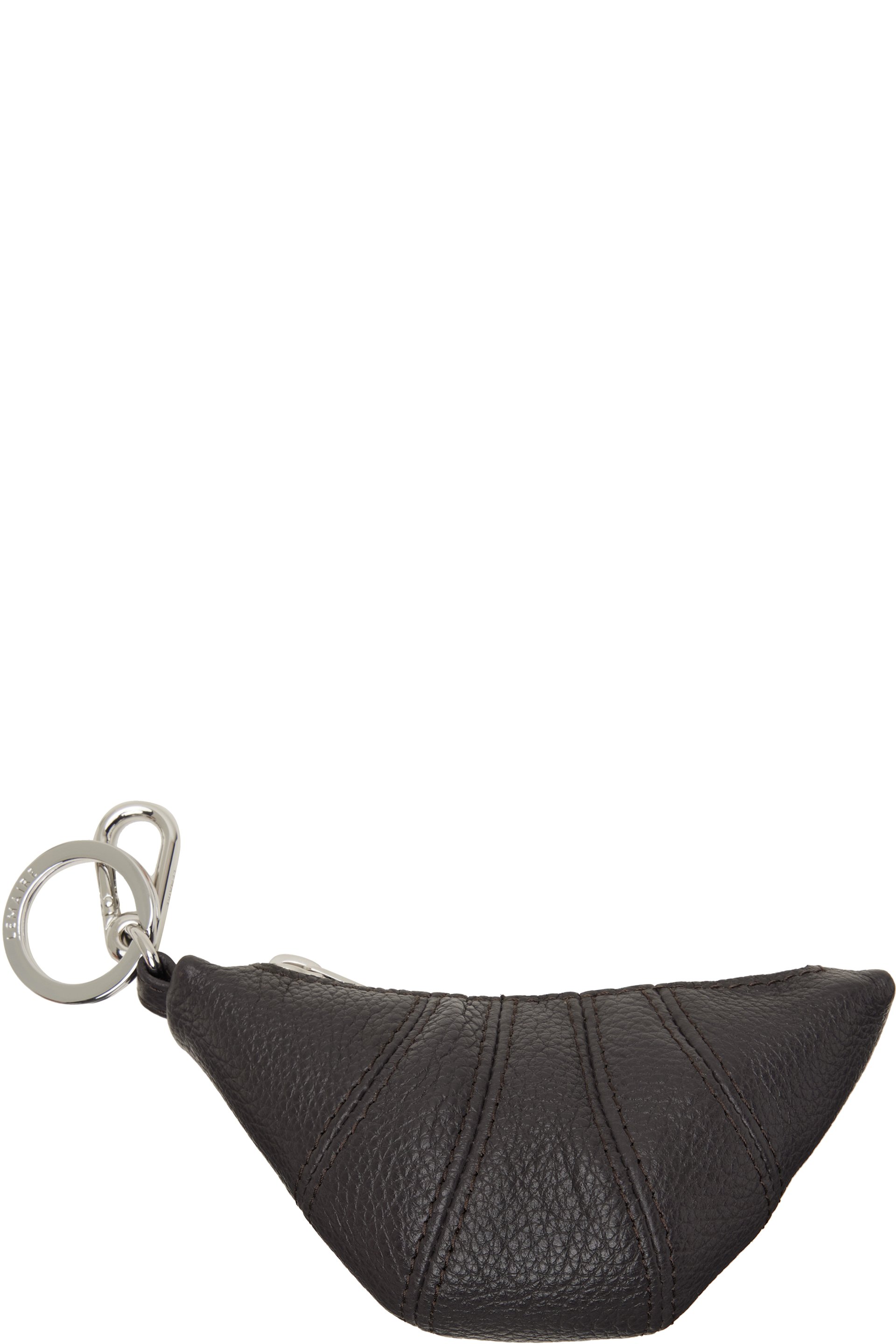 LEMAIRE - Brown Mini Croissant Keychain