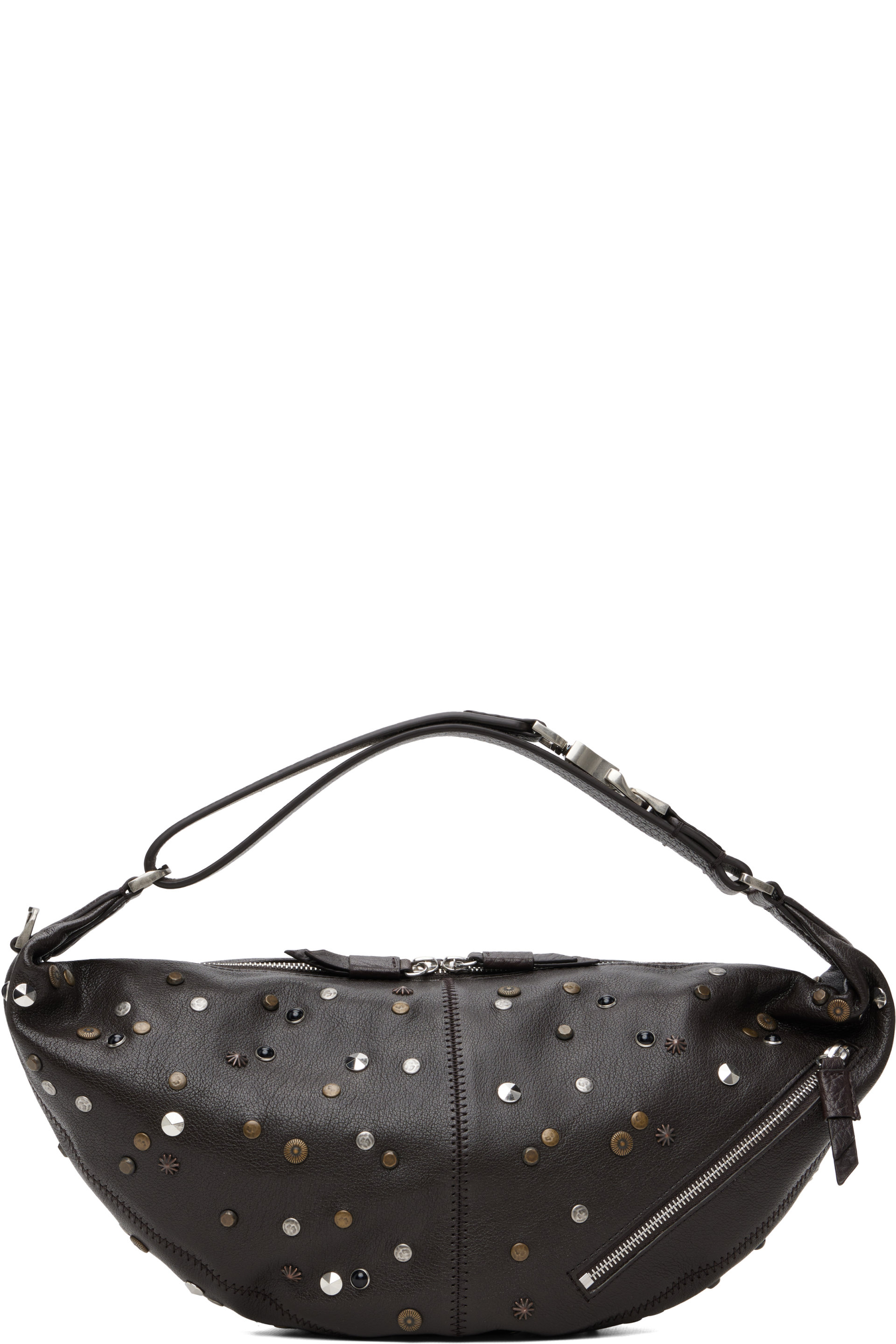 LEMAIRE - Brown Mini Quiver Clip Bag
