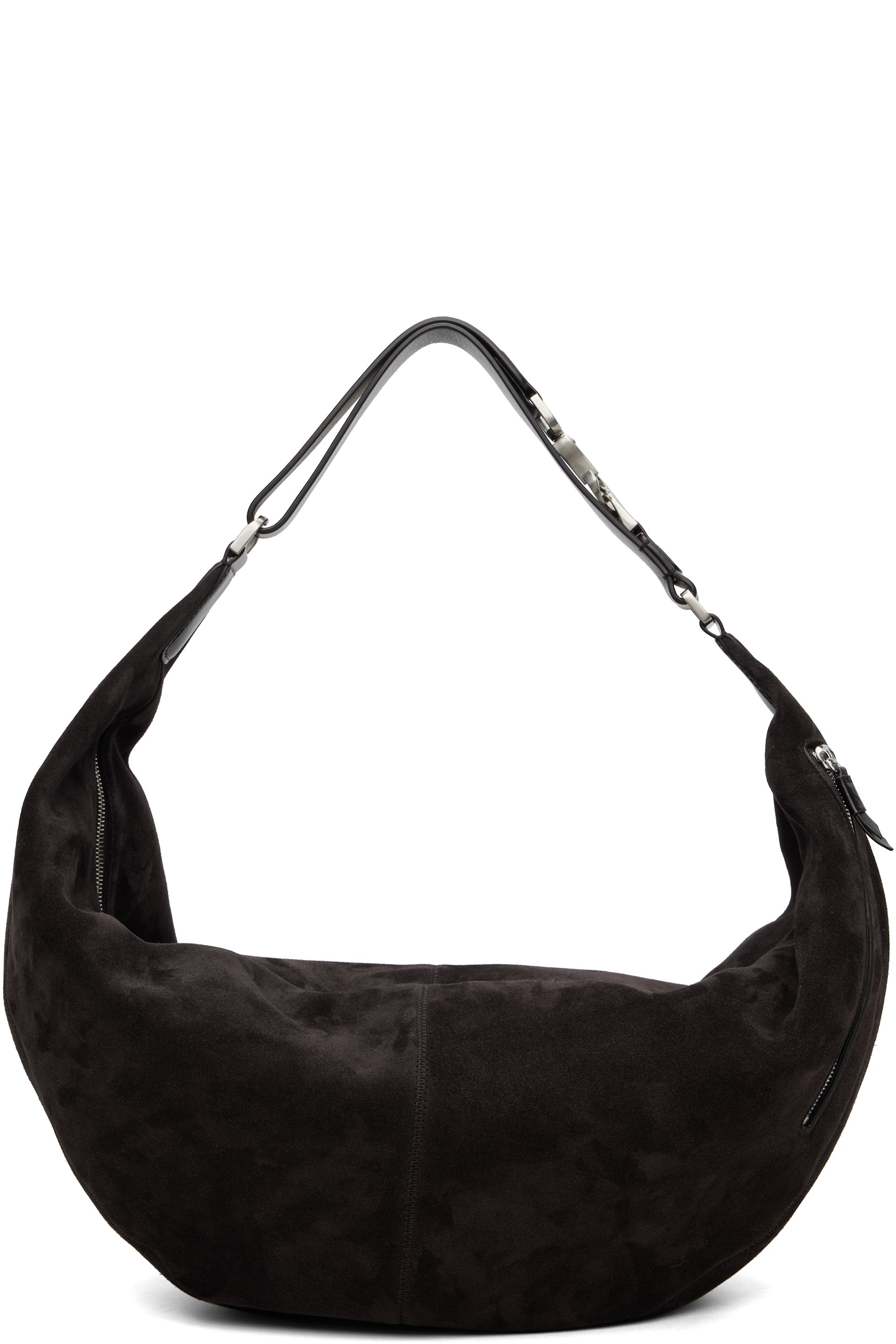 LEMAIRE - Brown Large Quiver Clip Bag