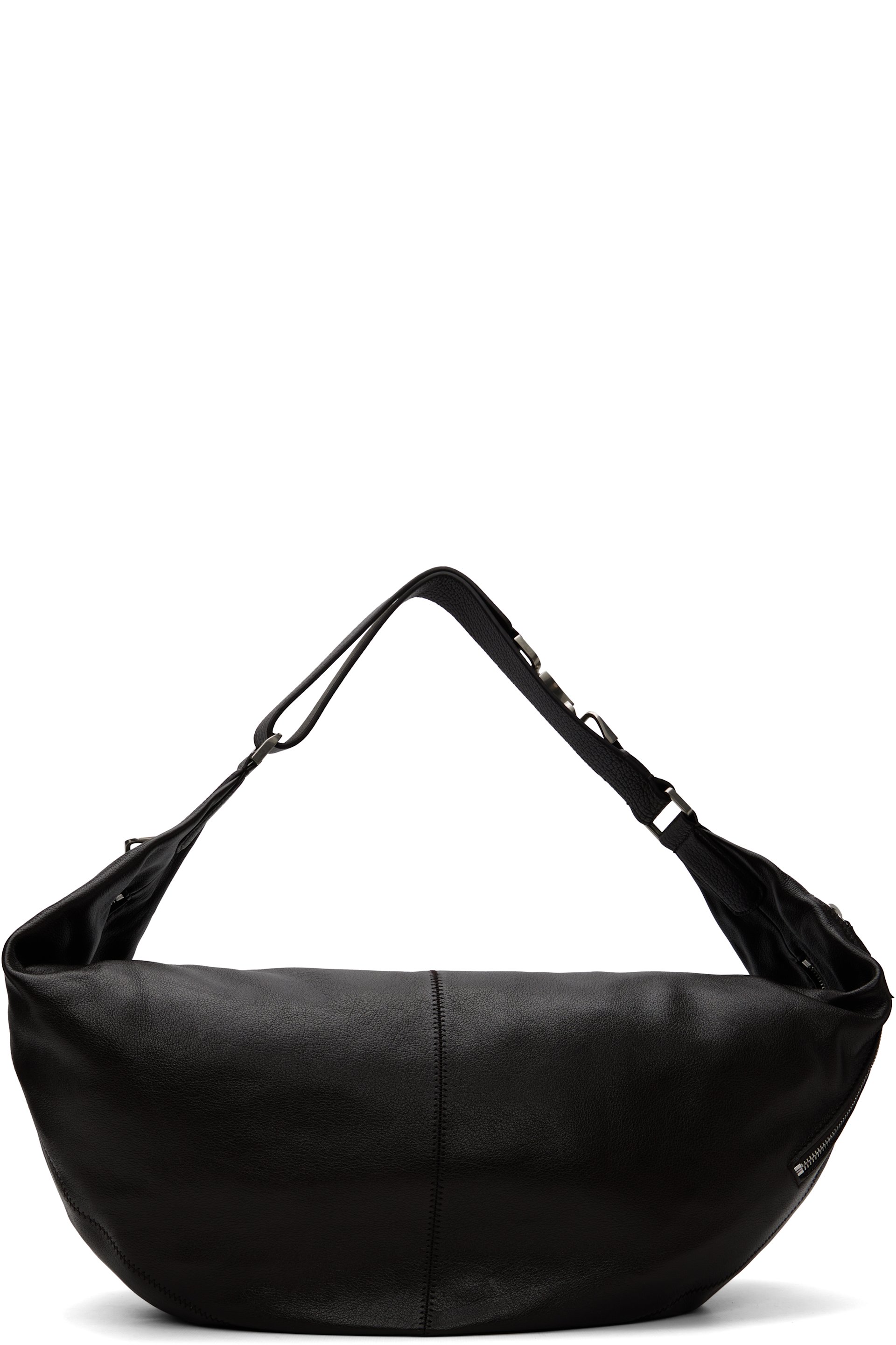 LEMAIRE - Brown Large Quiver Clip Leather Bag