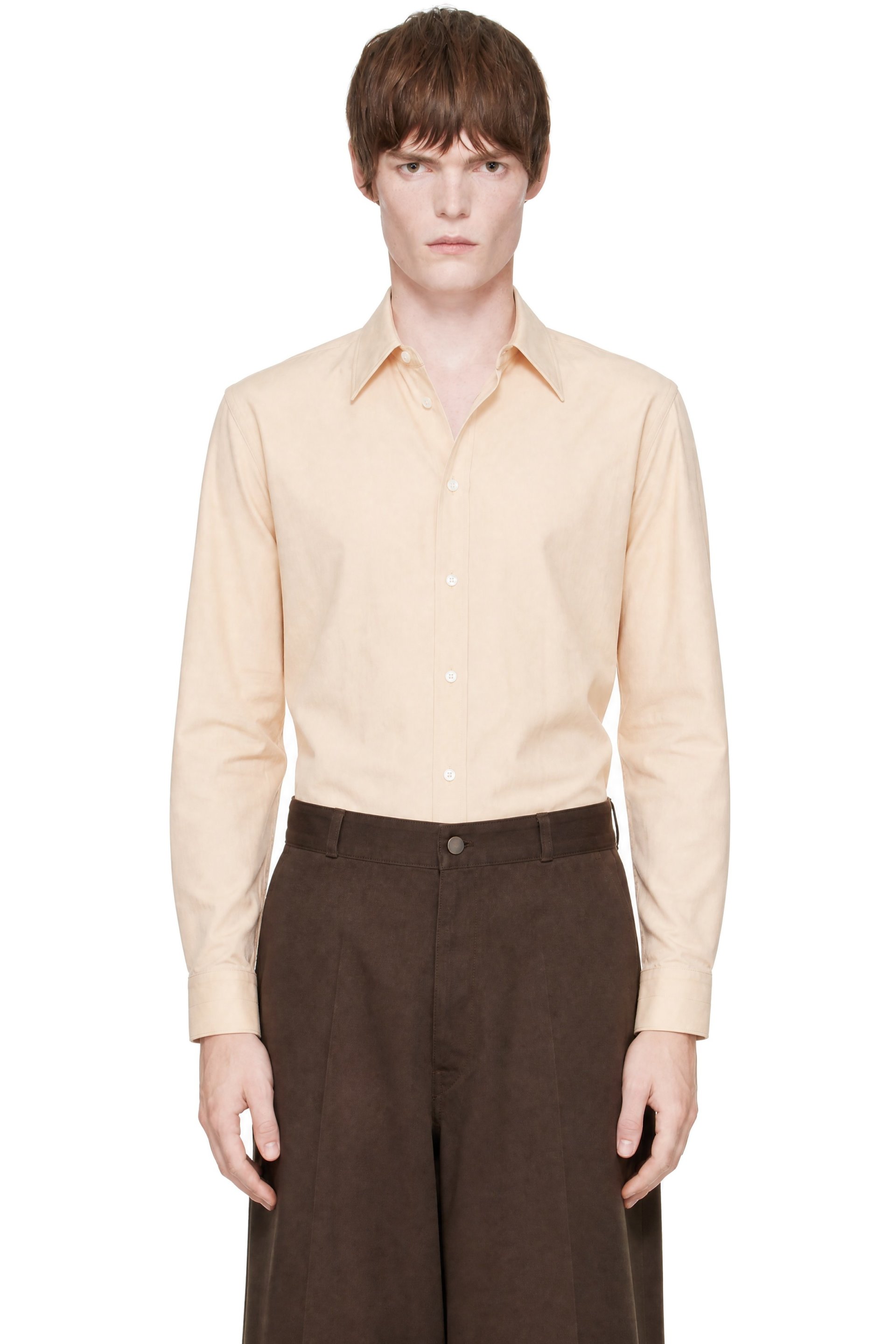 LEMAIRE - Beige Fluid Shirt