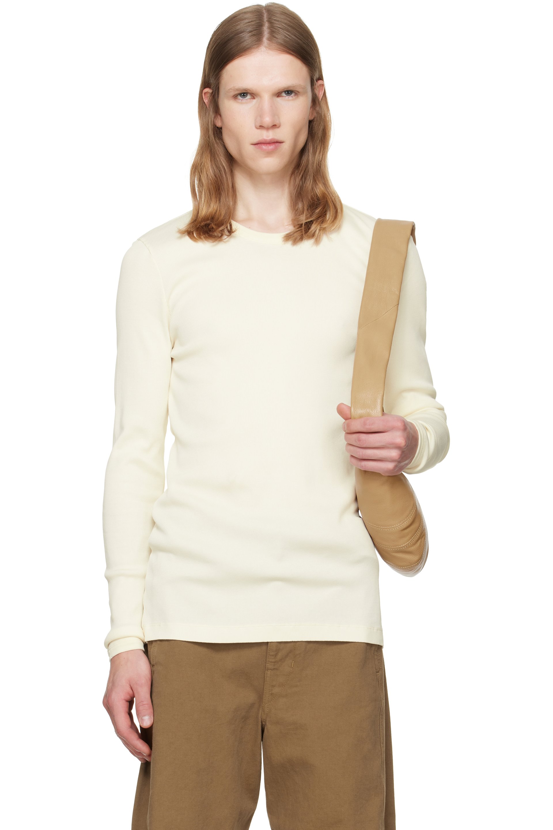 LEMAIRE - Off-White Long-Sleeve T-shirt