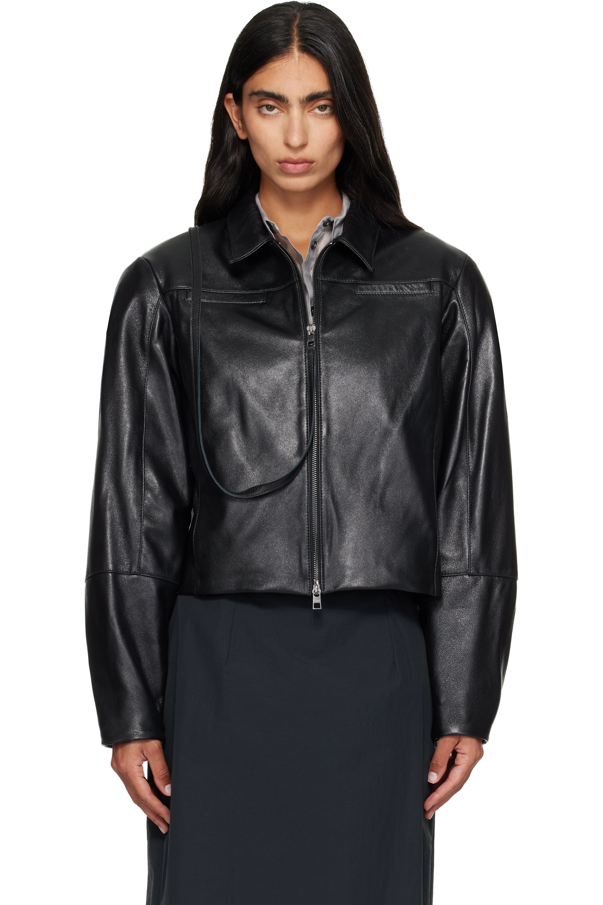 Paloma Wool - Black Banui Leather Jacket