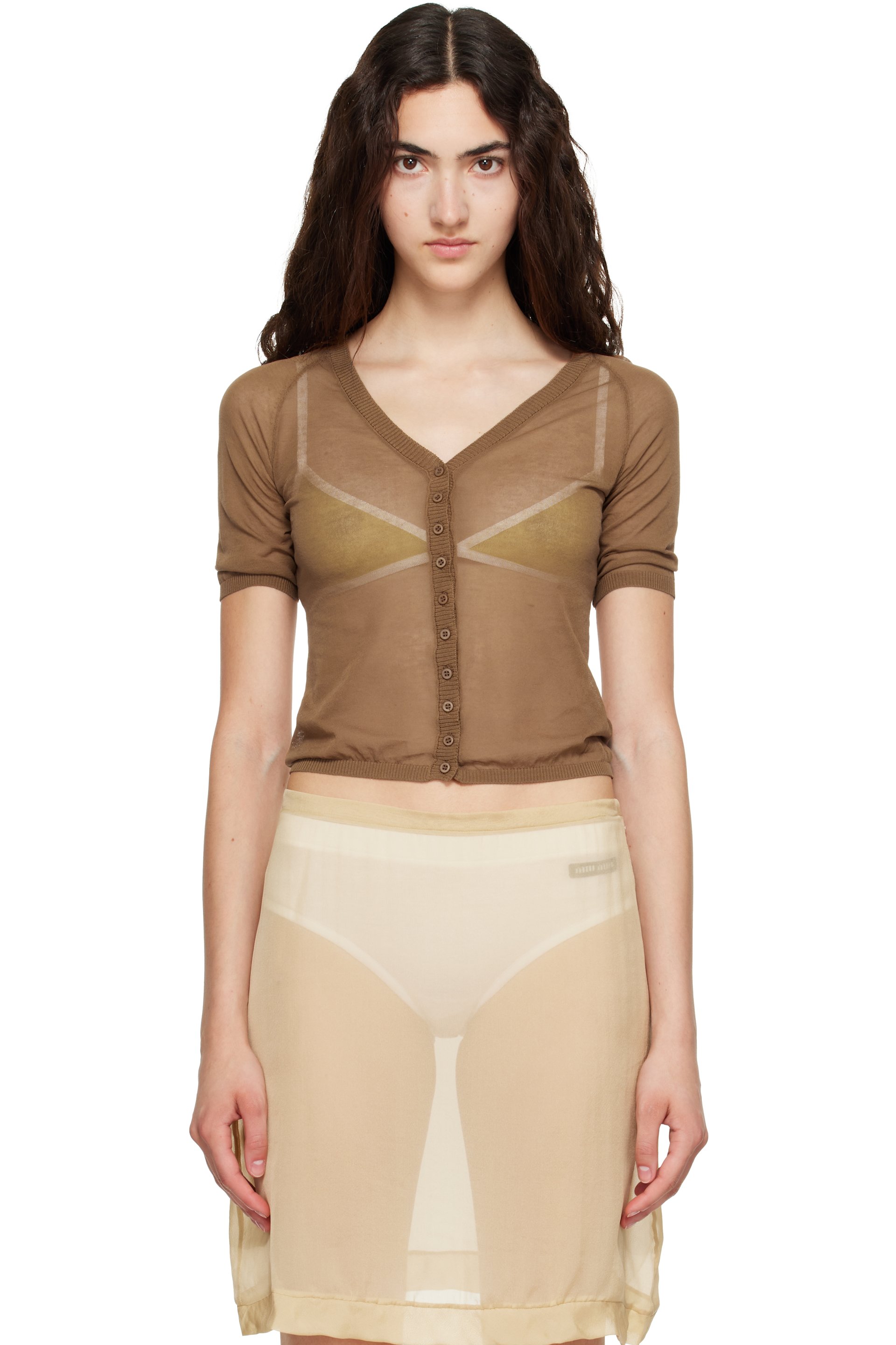 Paloma Wool - Brown Nice Cardigan