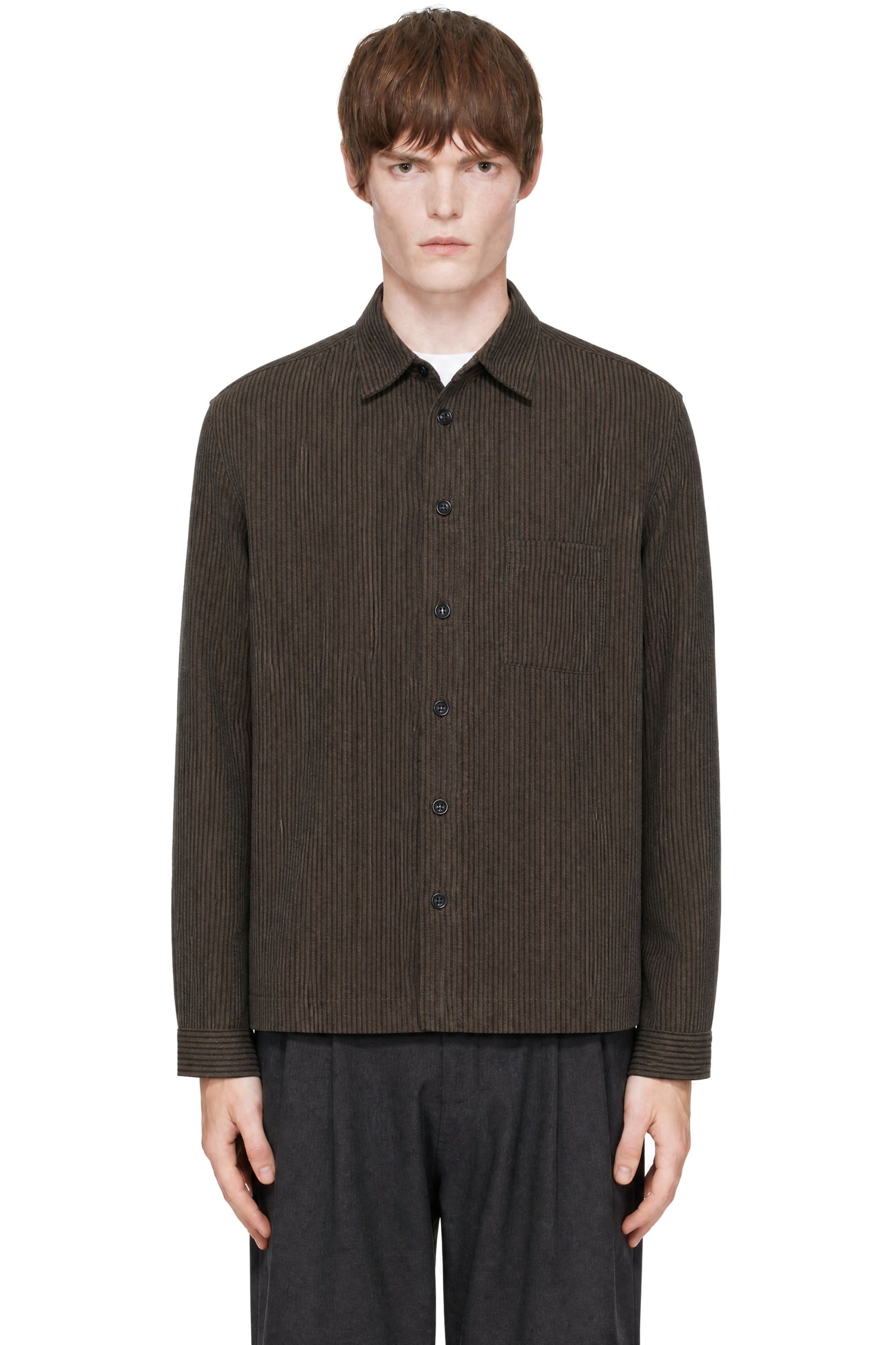 SAGE NATION - Brown & Navy Natal Shirt