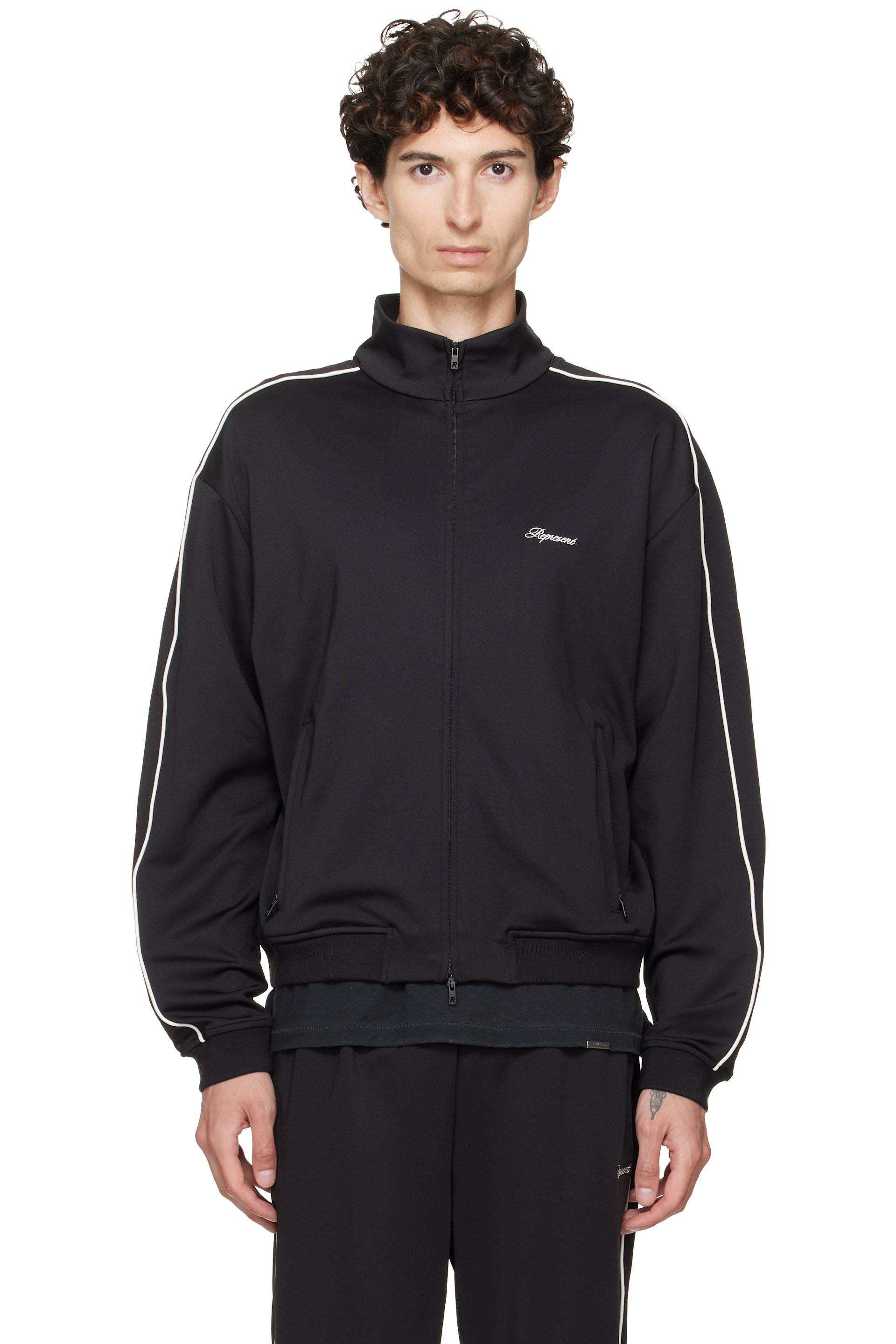 Represent - Black Taped Track Jacket