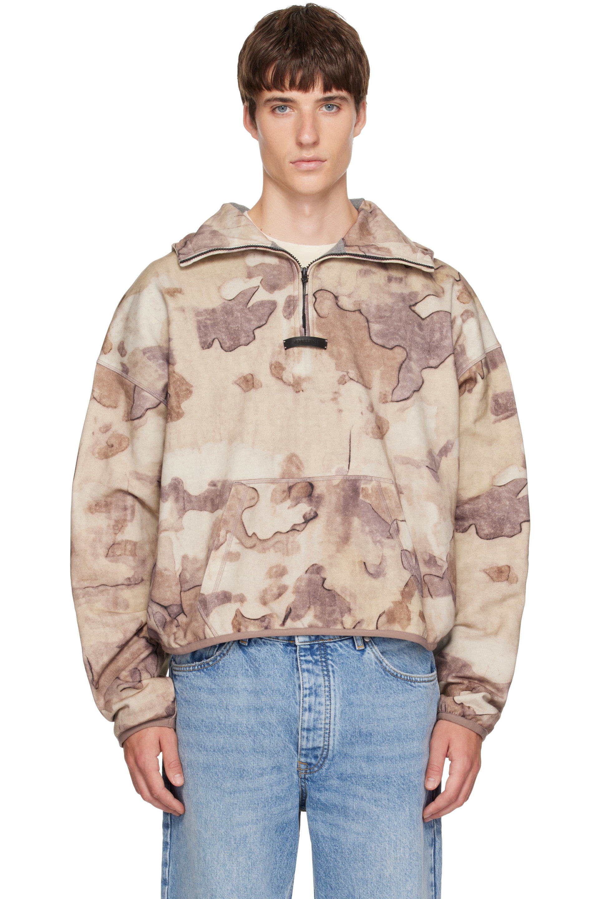 Represent - Beige & Taupe Storm Hoodie
