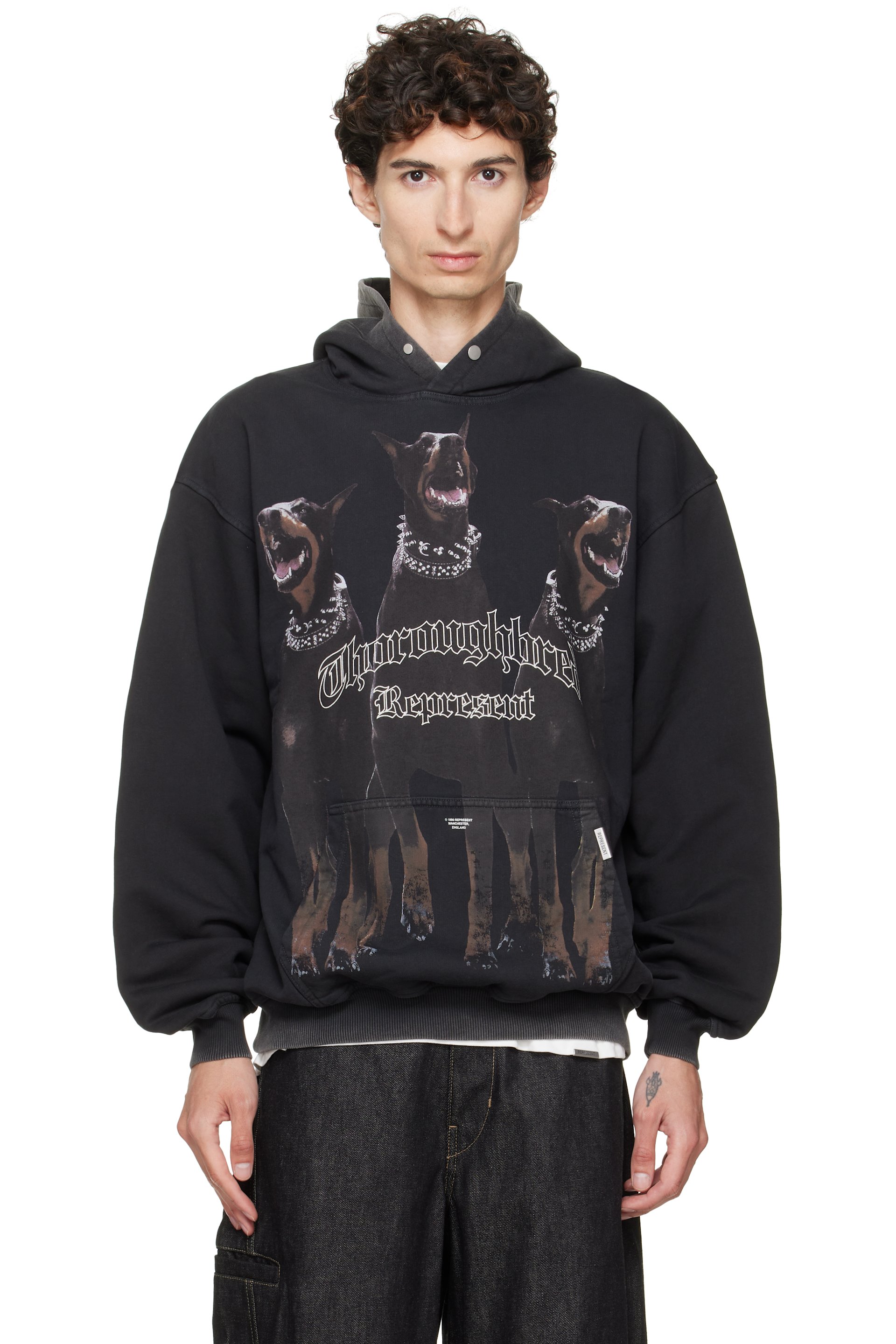 Represent - Black Thoroughbred Hoodie
