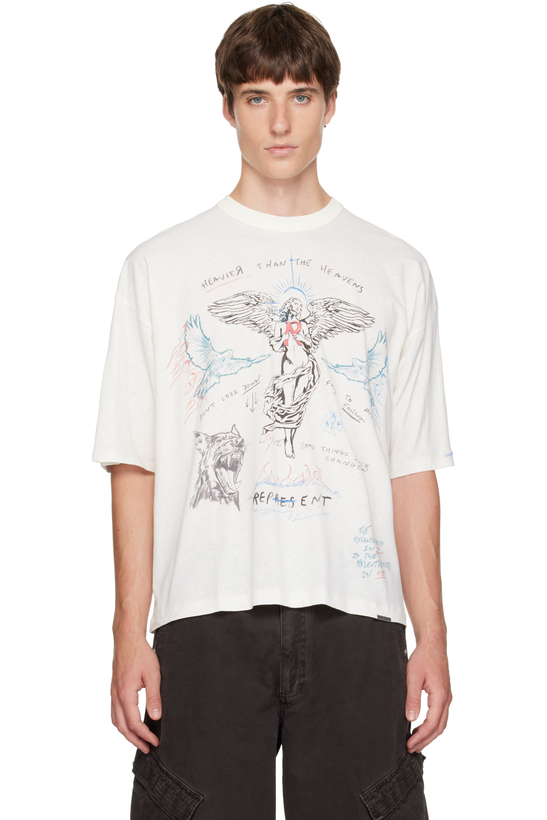 Represent - Off-White 'Heavier Than The Heavens' T-shirt