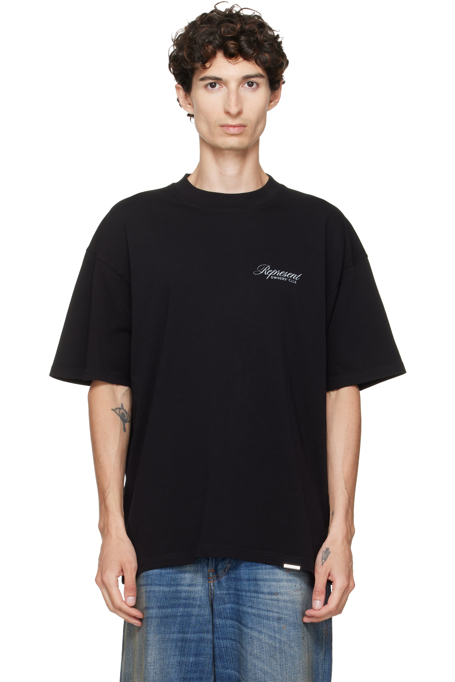 Represent - T-shirt 'Owners Club' noir à imprimé manuscrit