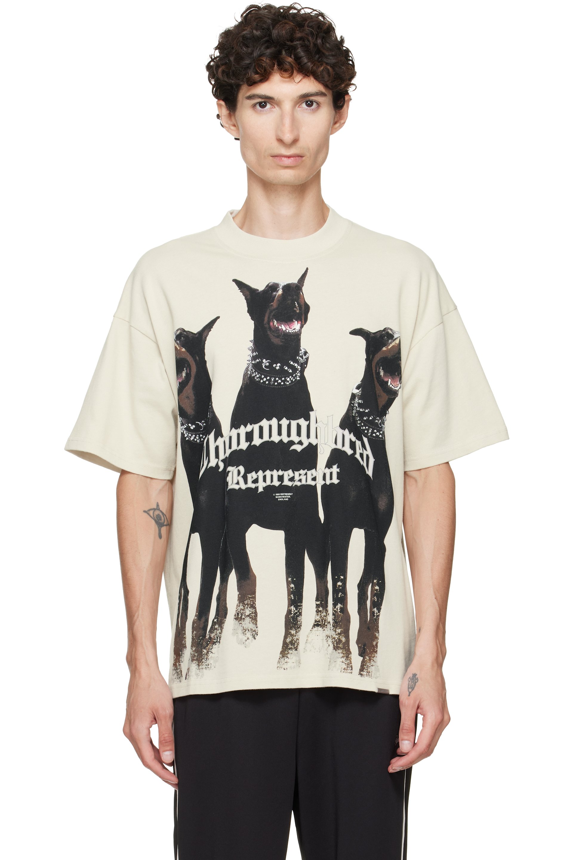 Represent - T-shirt Thoroughbred blanc
