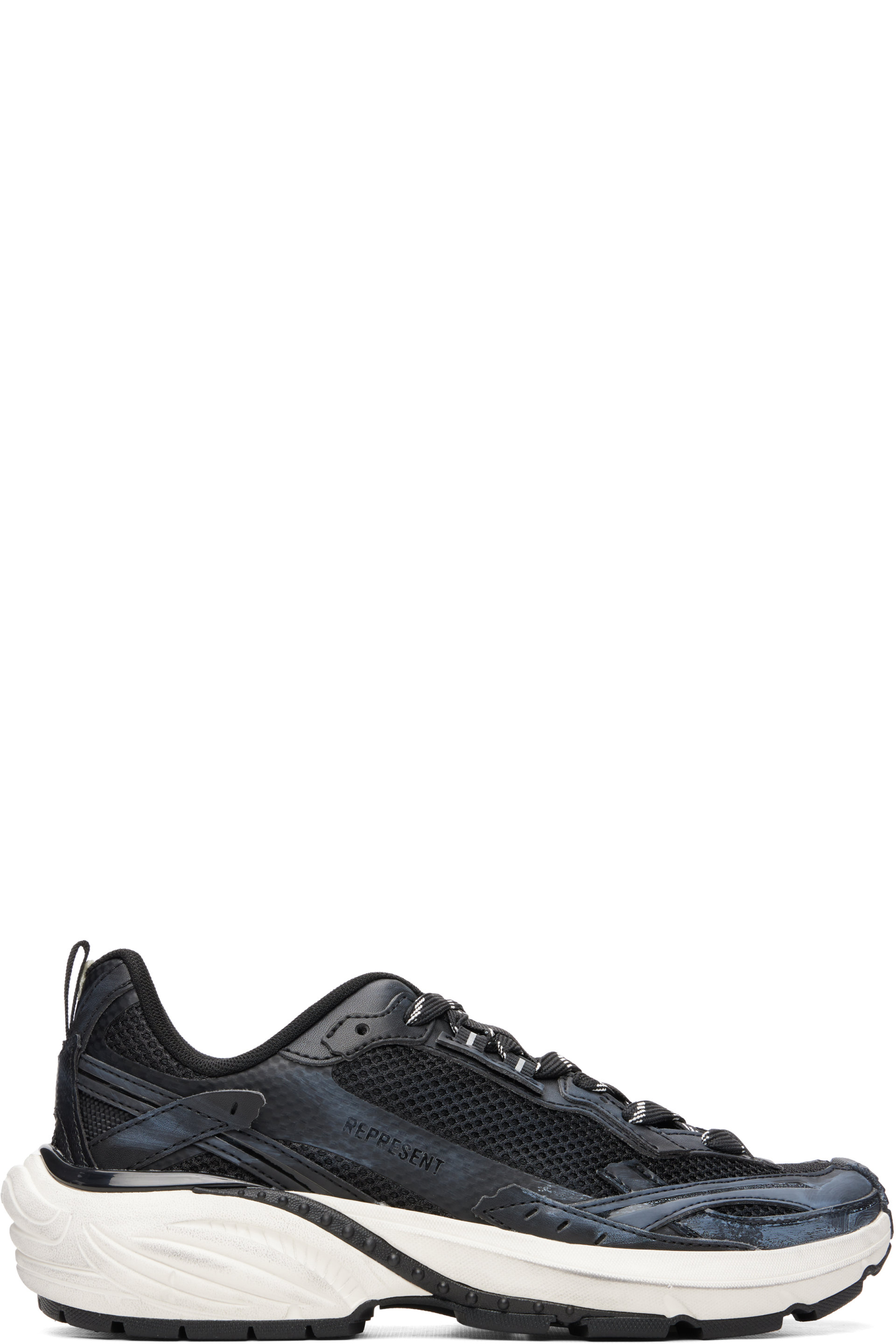 Represent - Black Storm Torn Sneakers