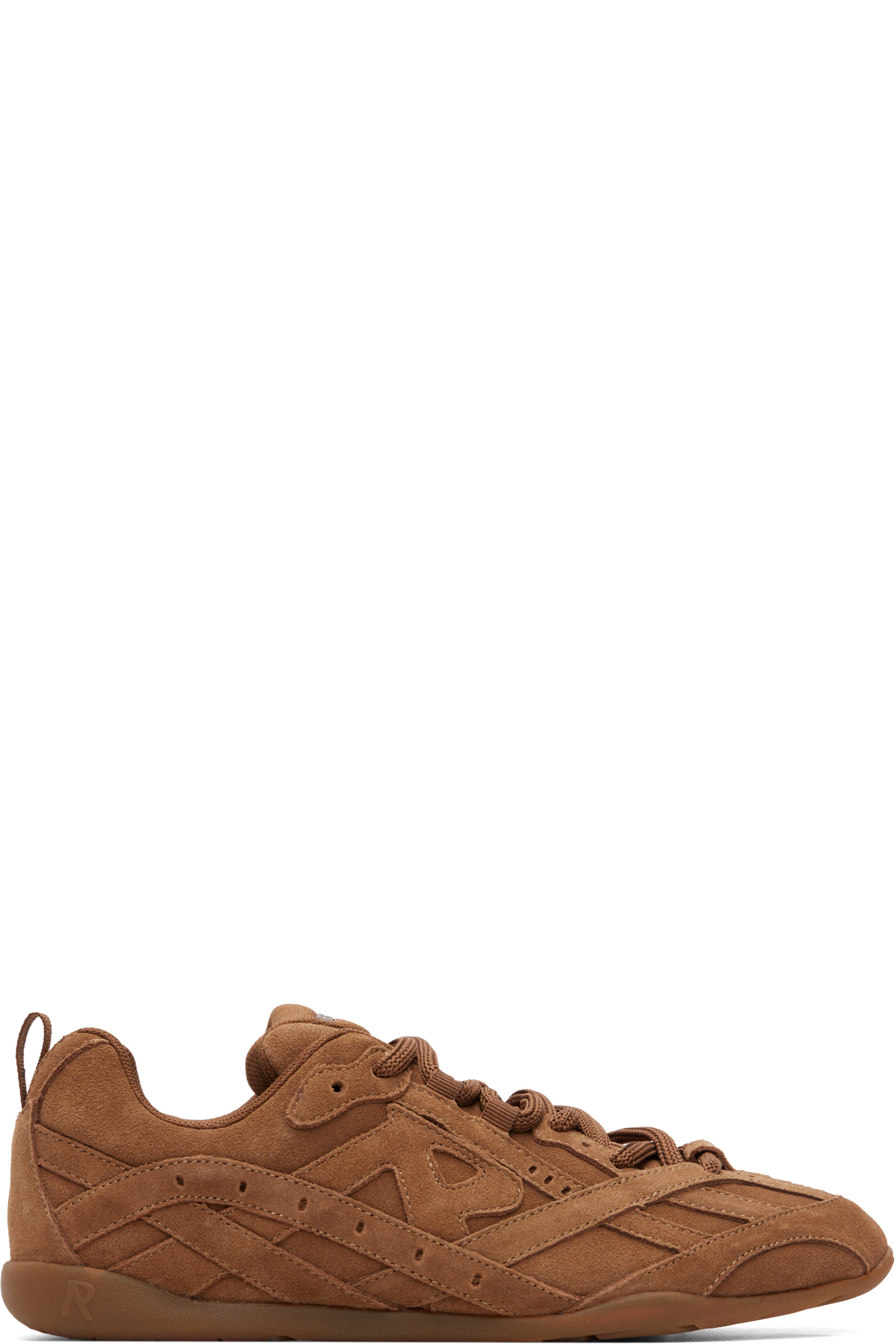 Represent - Tan Rally Suede Sneakers