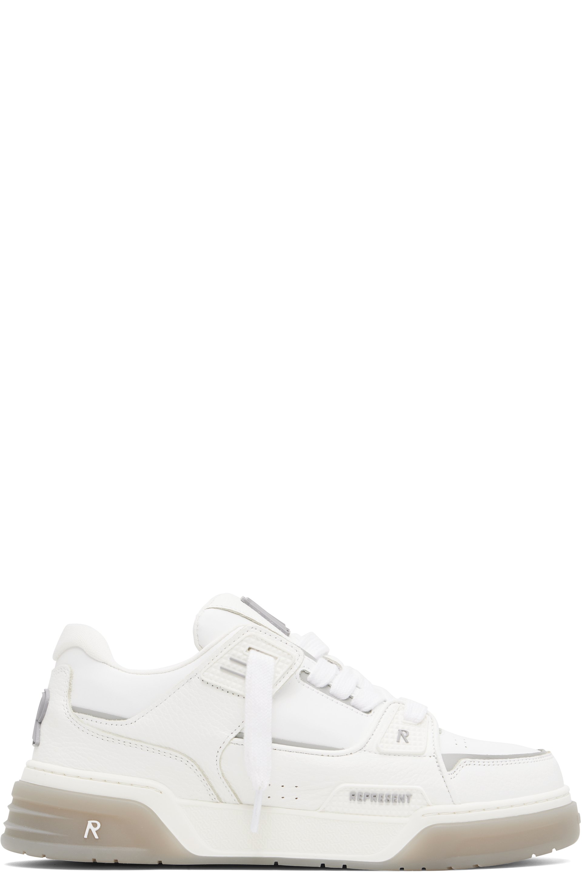 Represent - White Studio Sneakers