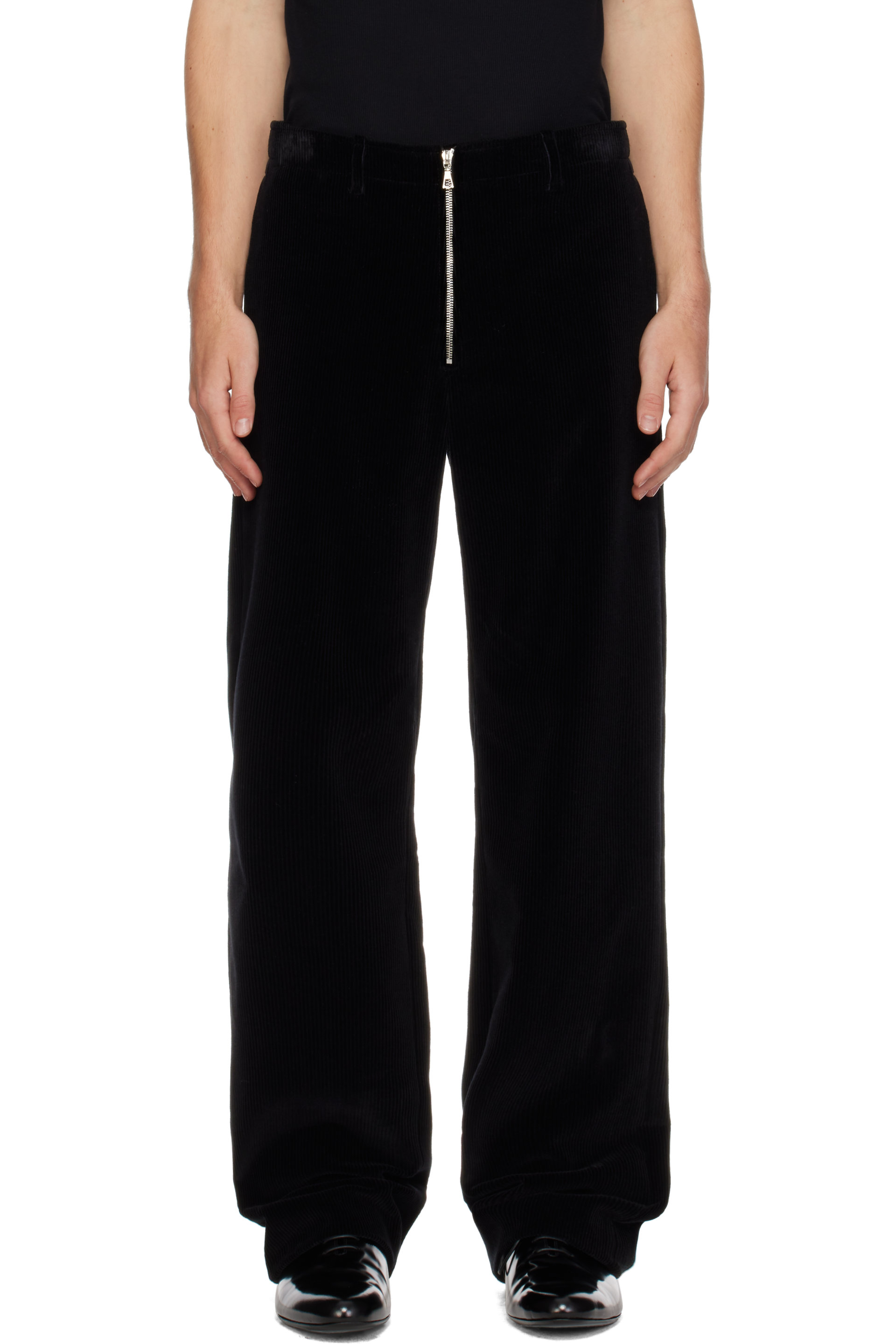 Rier - Black Tyrolean Corduroy Trousers
