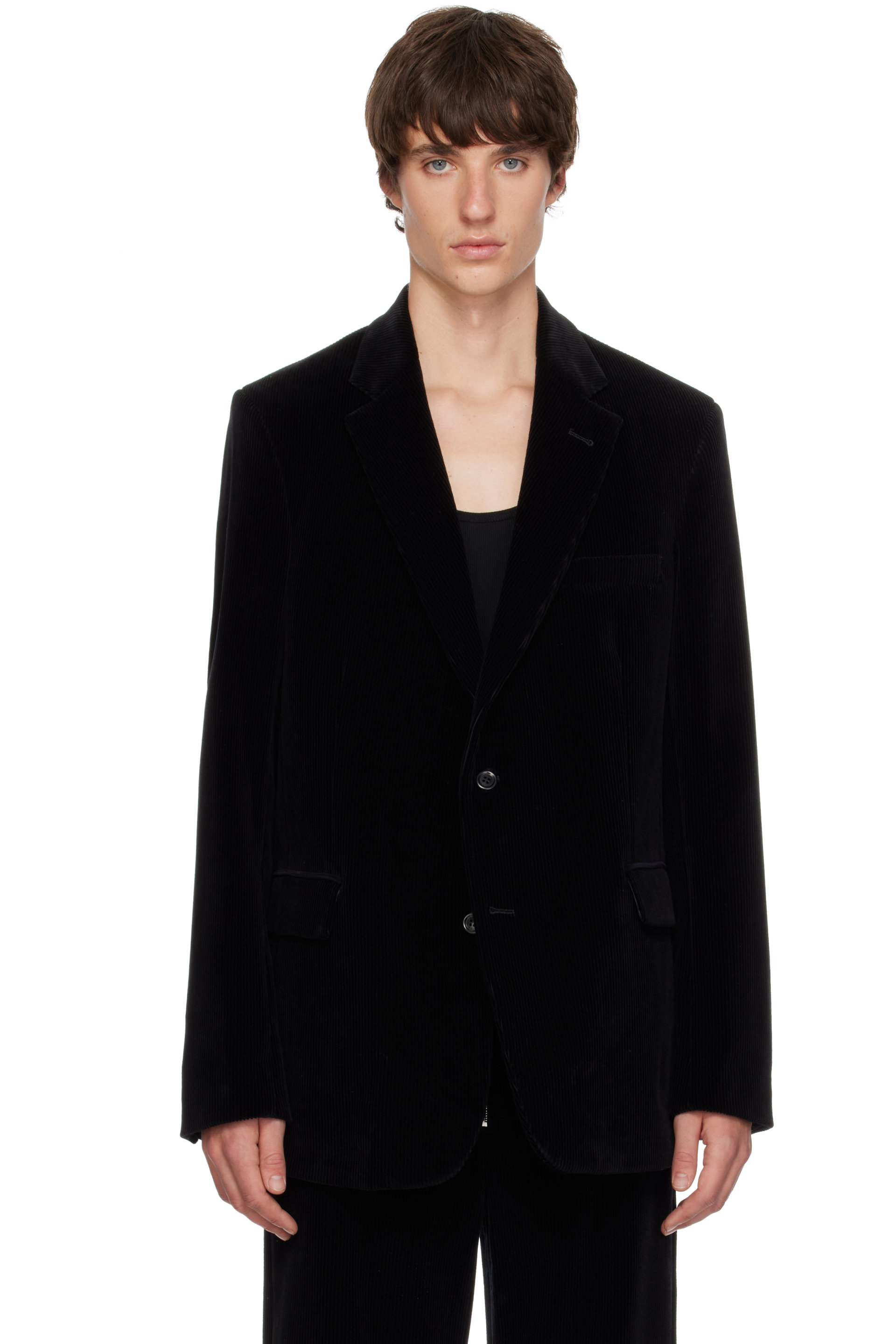 Rier - Black Corduroy Blazer