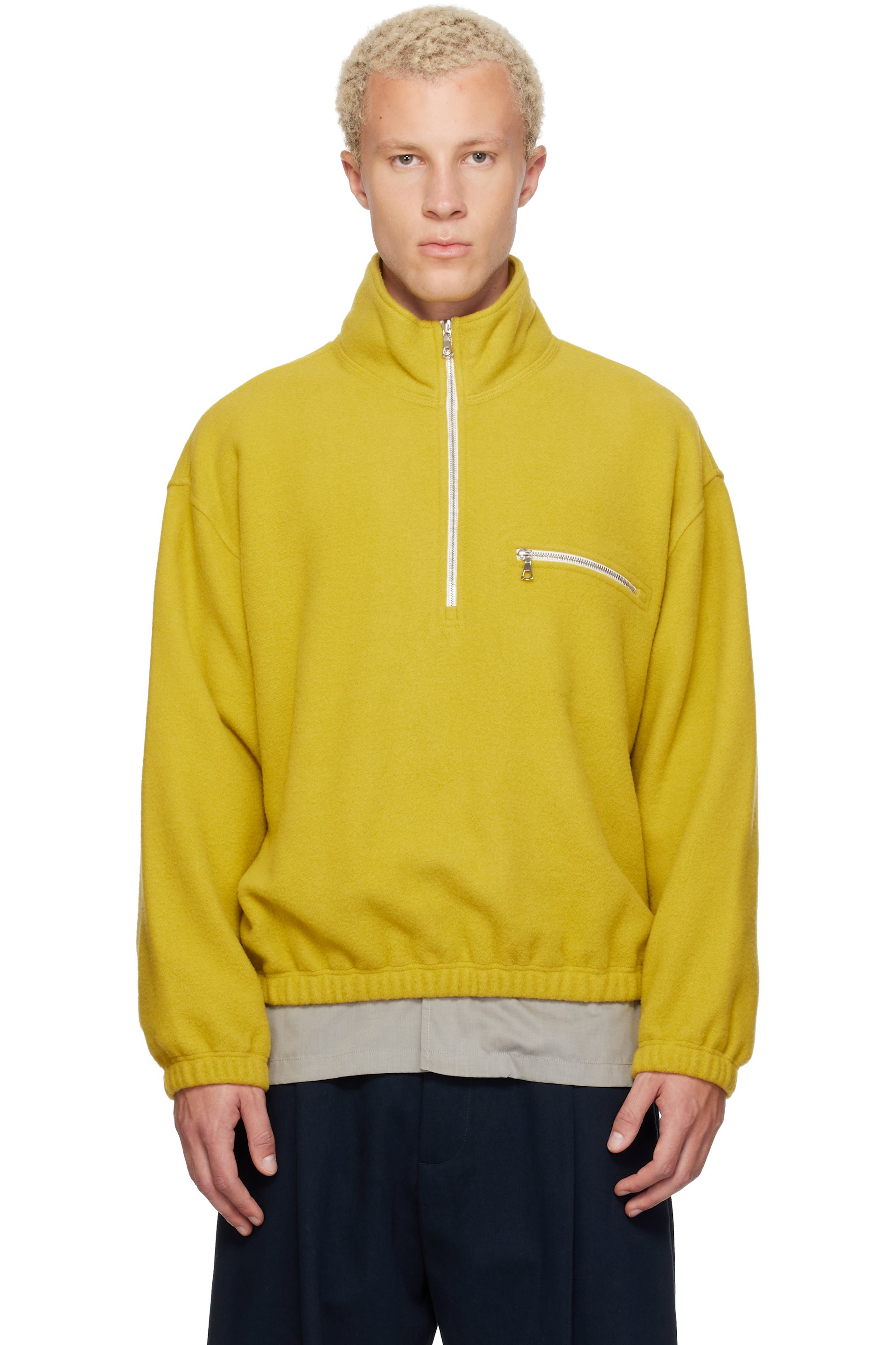 Rier - Yellow Polar Fleece Sweater