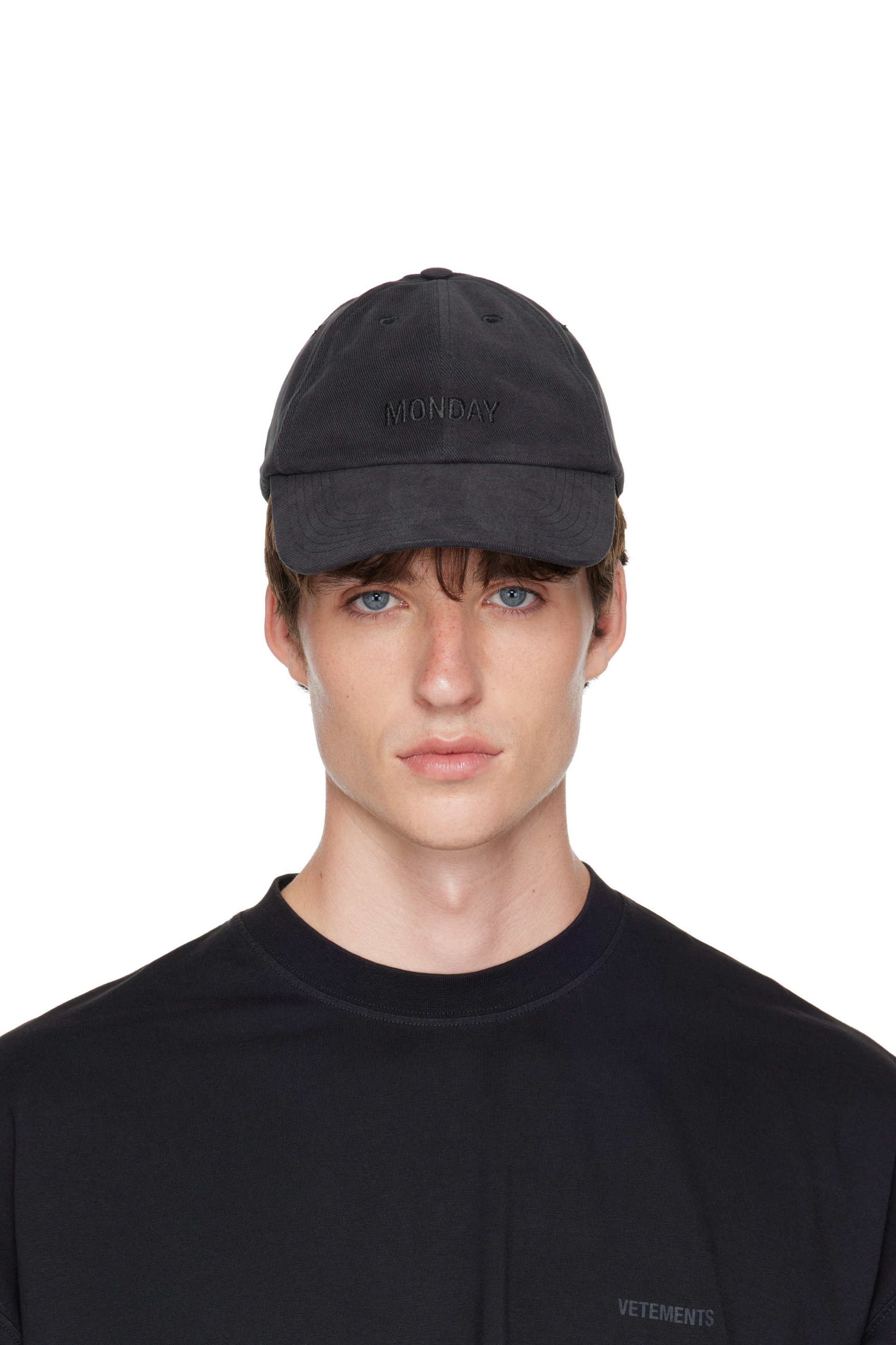 VETEMENTS - Black 'Monday' Pristine Cap