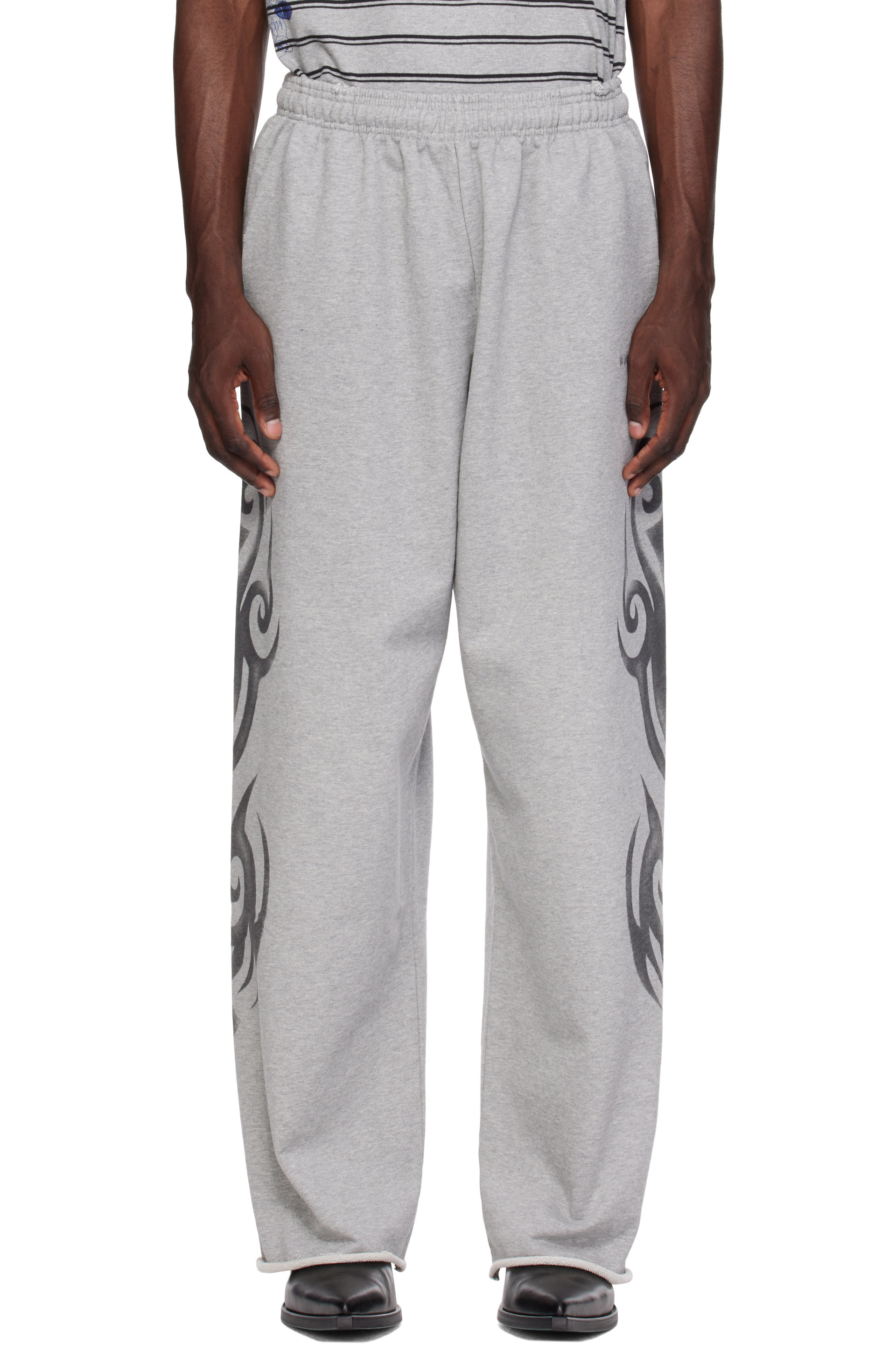 VETEMENTS - Gray Graffiti Sweatpants