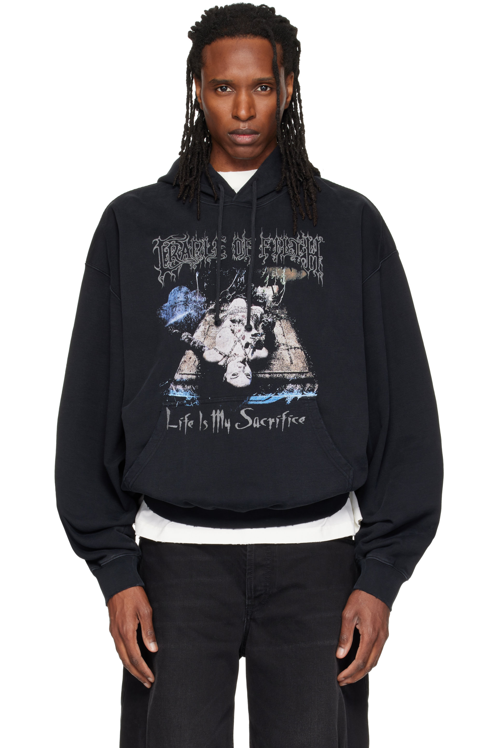 VETEMENTS - Black Cradle of Filth Edition 'Sacrifice' Hoodie