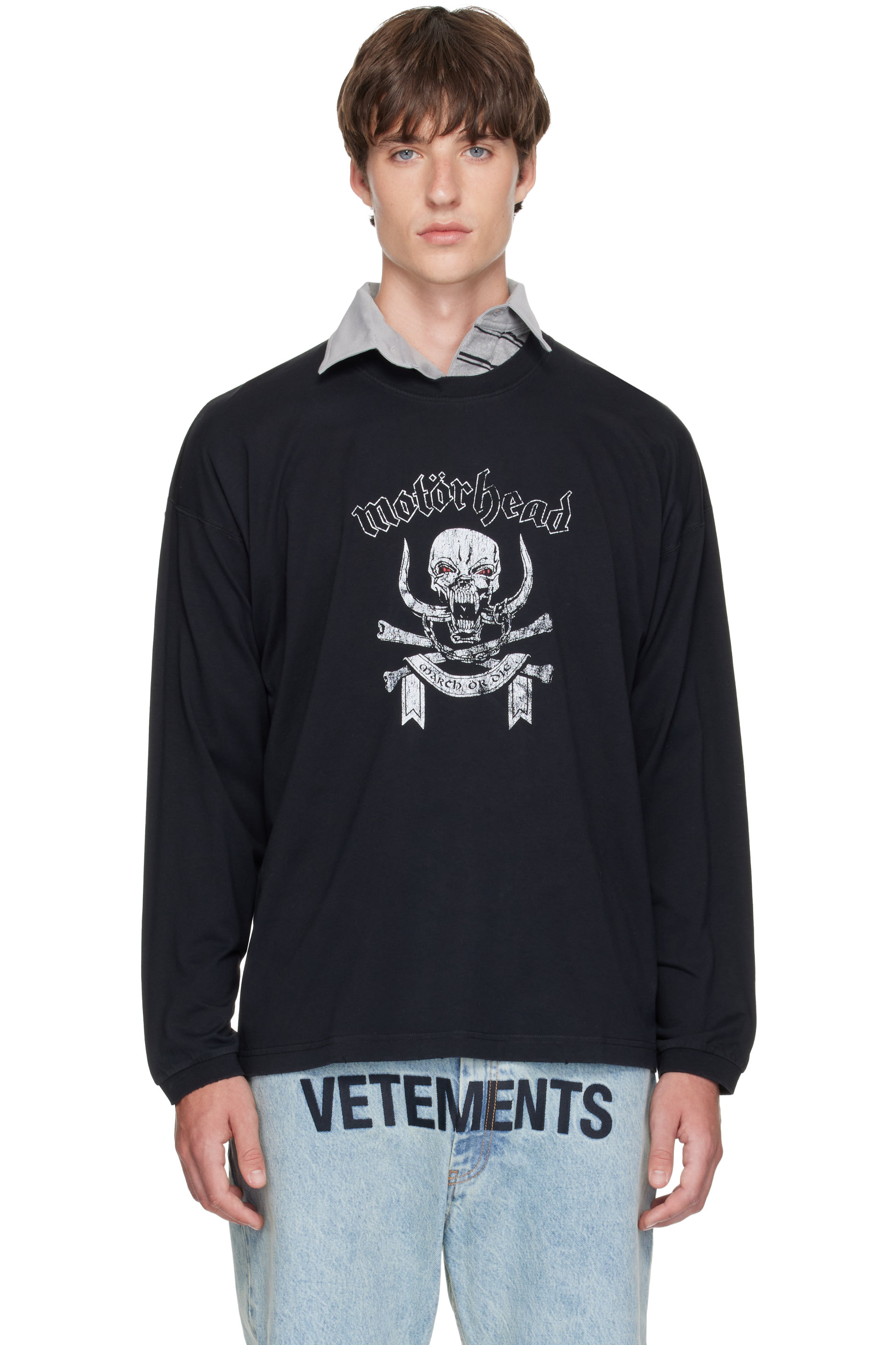 VETEMENTS - Black Motörhead Edition Long Sleeve T-shirt