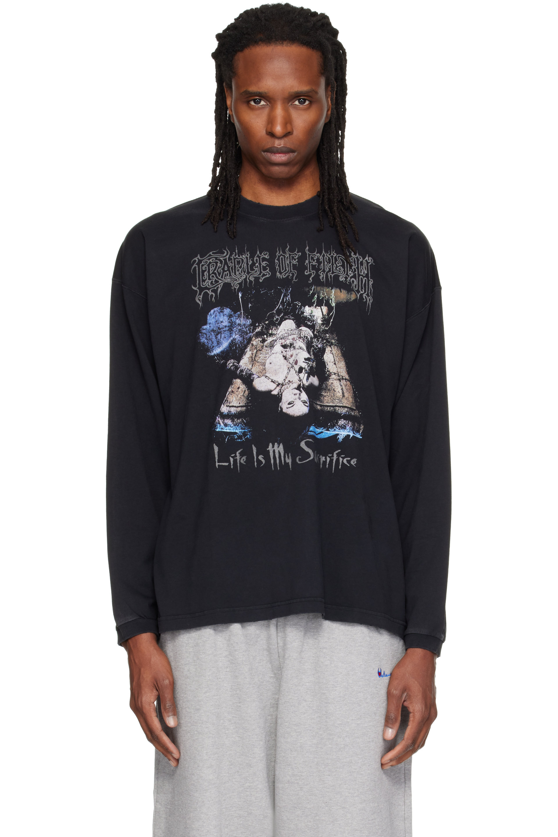 VETEMENTS - Black Cradle of Filth Edition Sacrifice Longsleeve T-shirt
