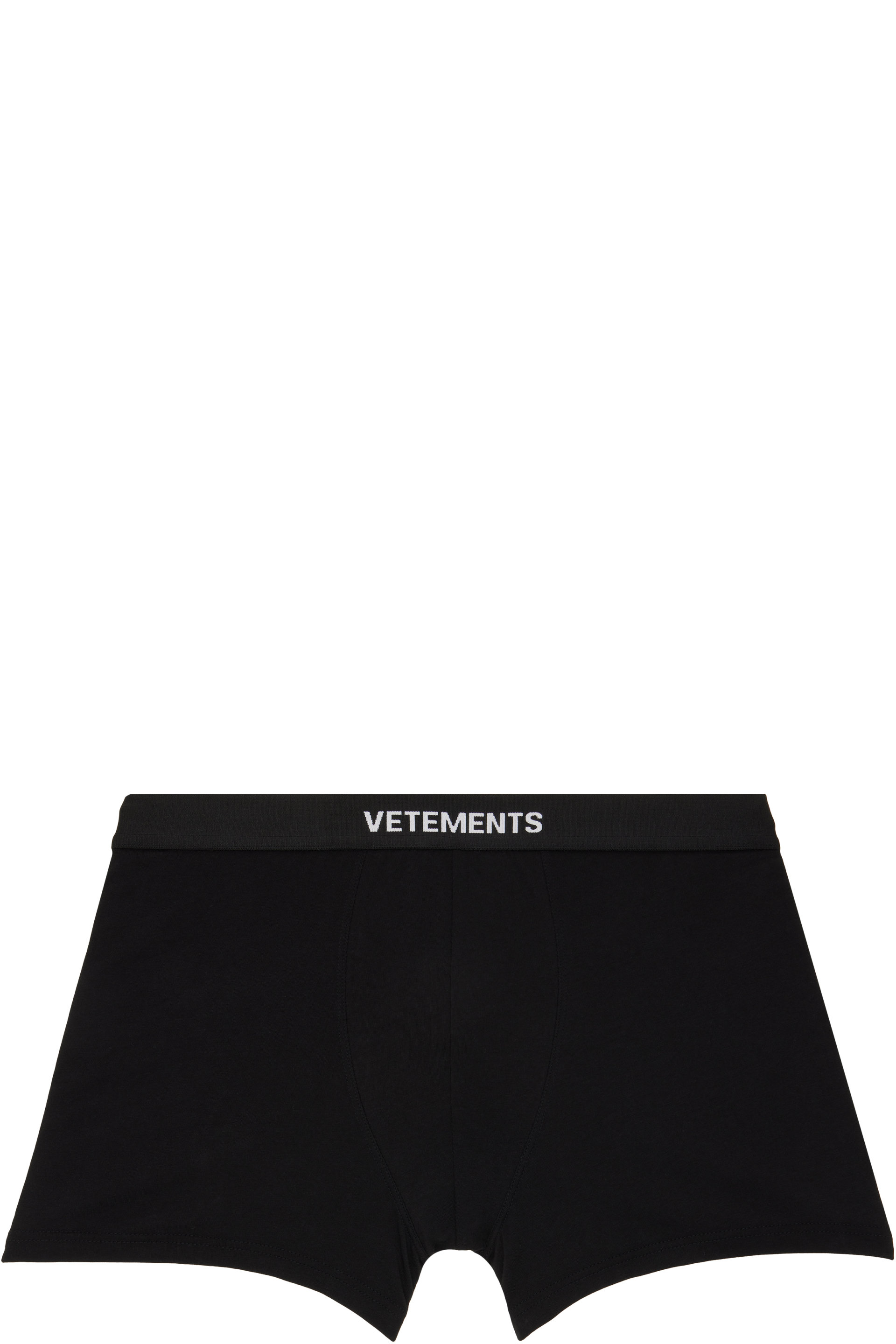 VETEMENTS - Boxer noir à logo