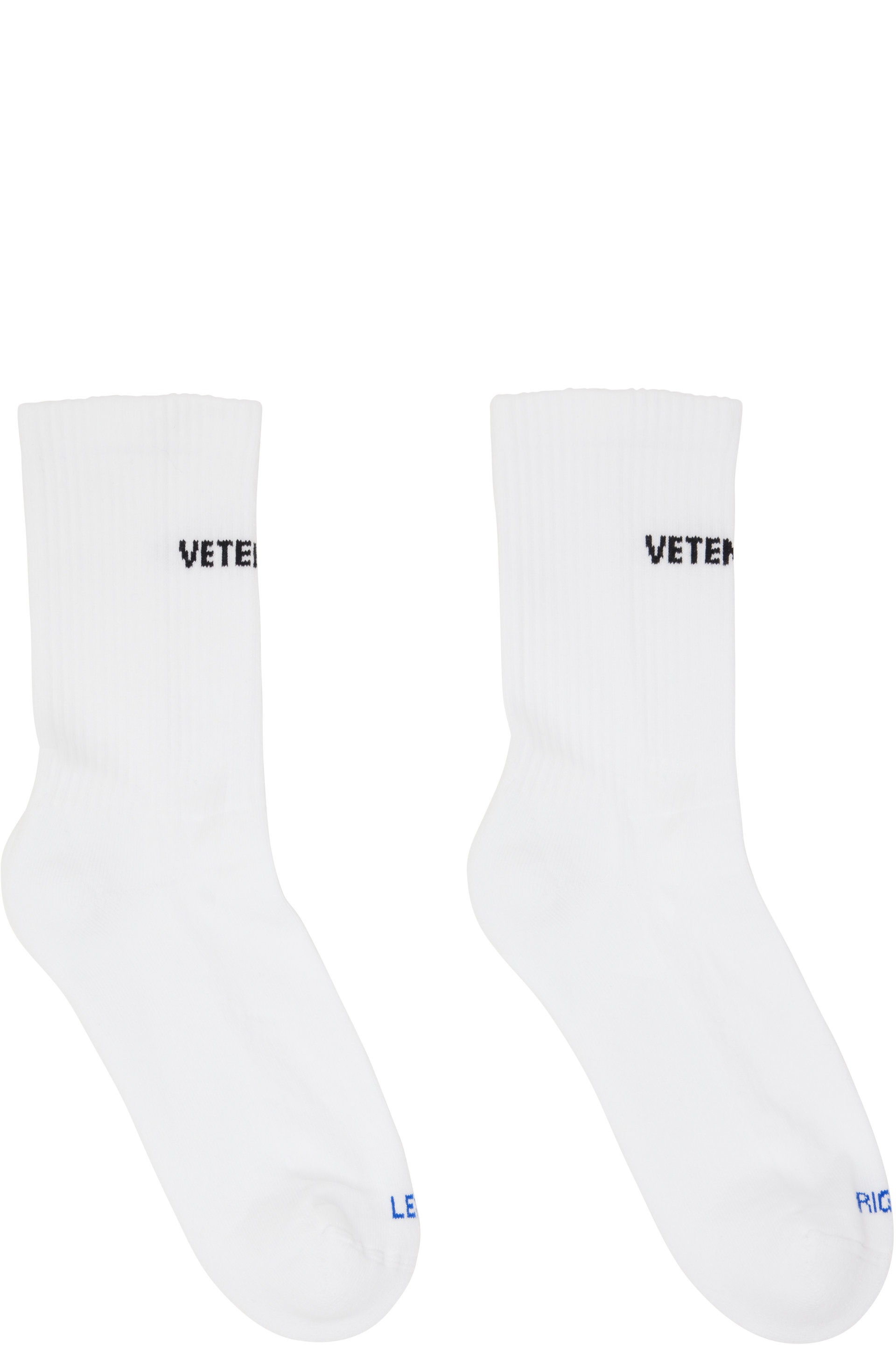 VETEMENTS - White Logo Socks