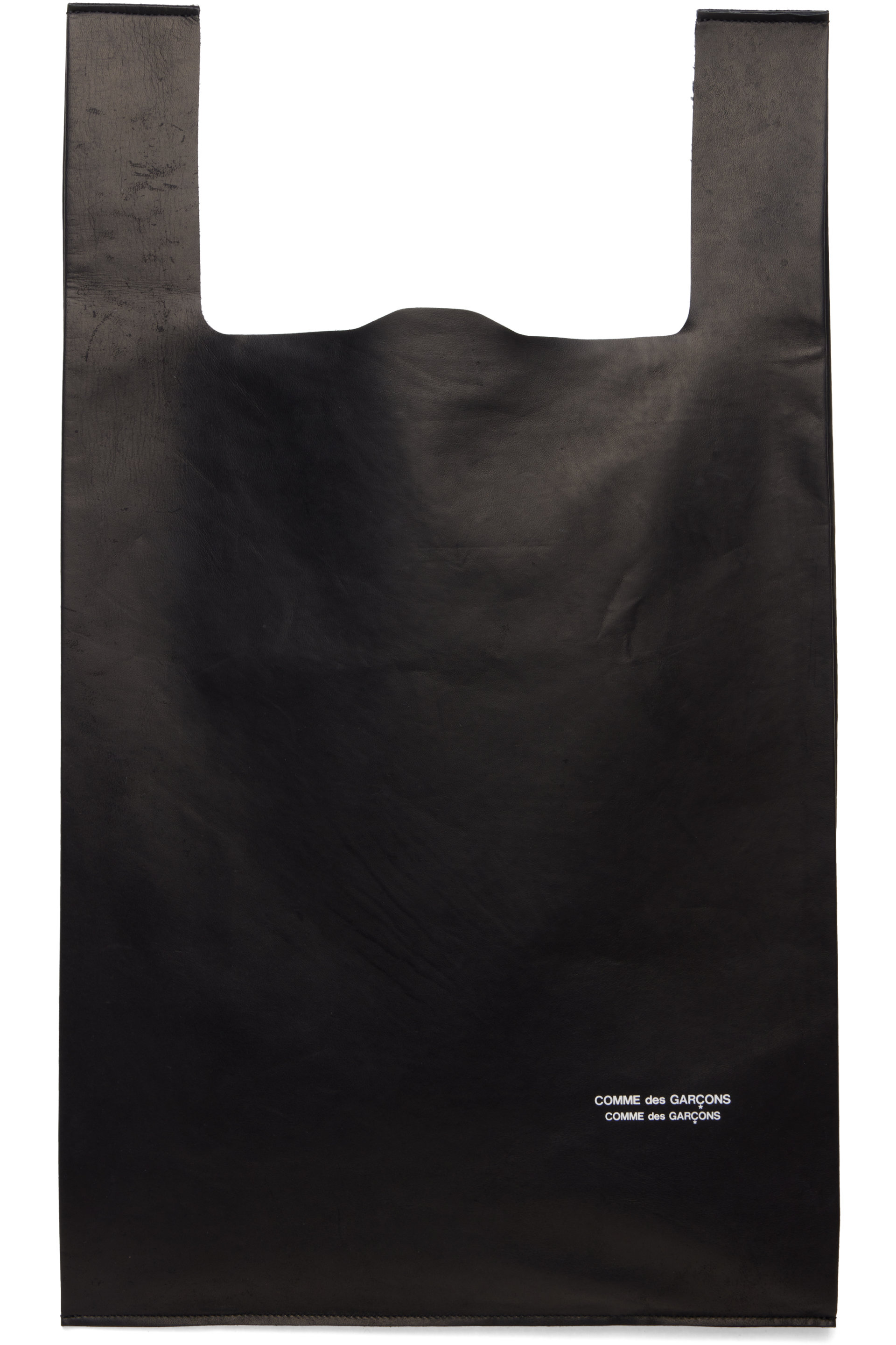 Comme des Garçons Comme des Garçons - Black Large Leather Tote