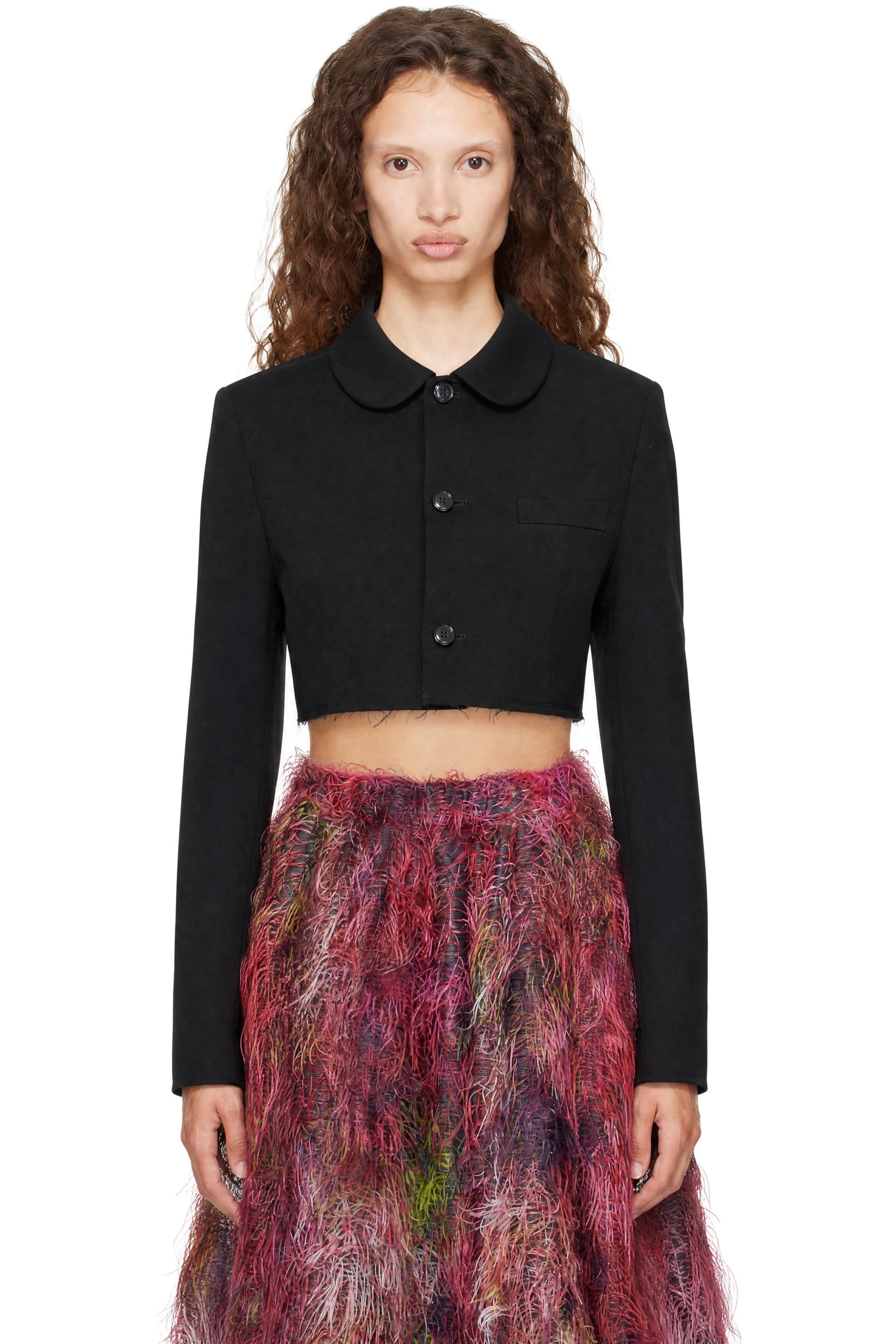 Comme des Garçons Comme des Garçons - Black Wool Doeskin Jacket