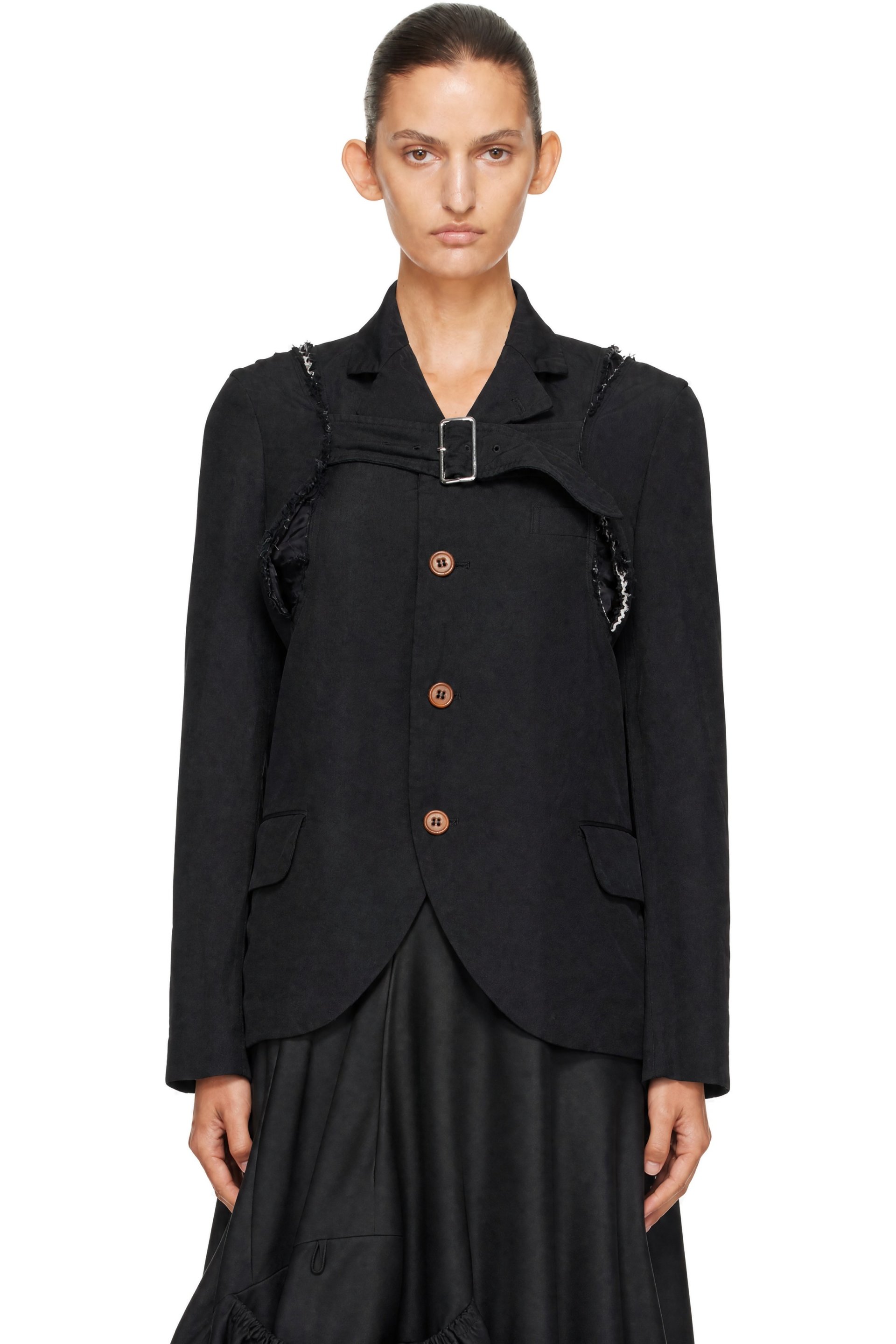 Comme des Garçons Comme des Garçons - Black Oxford Garment Dyed Blazer