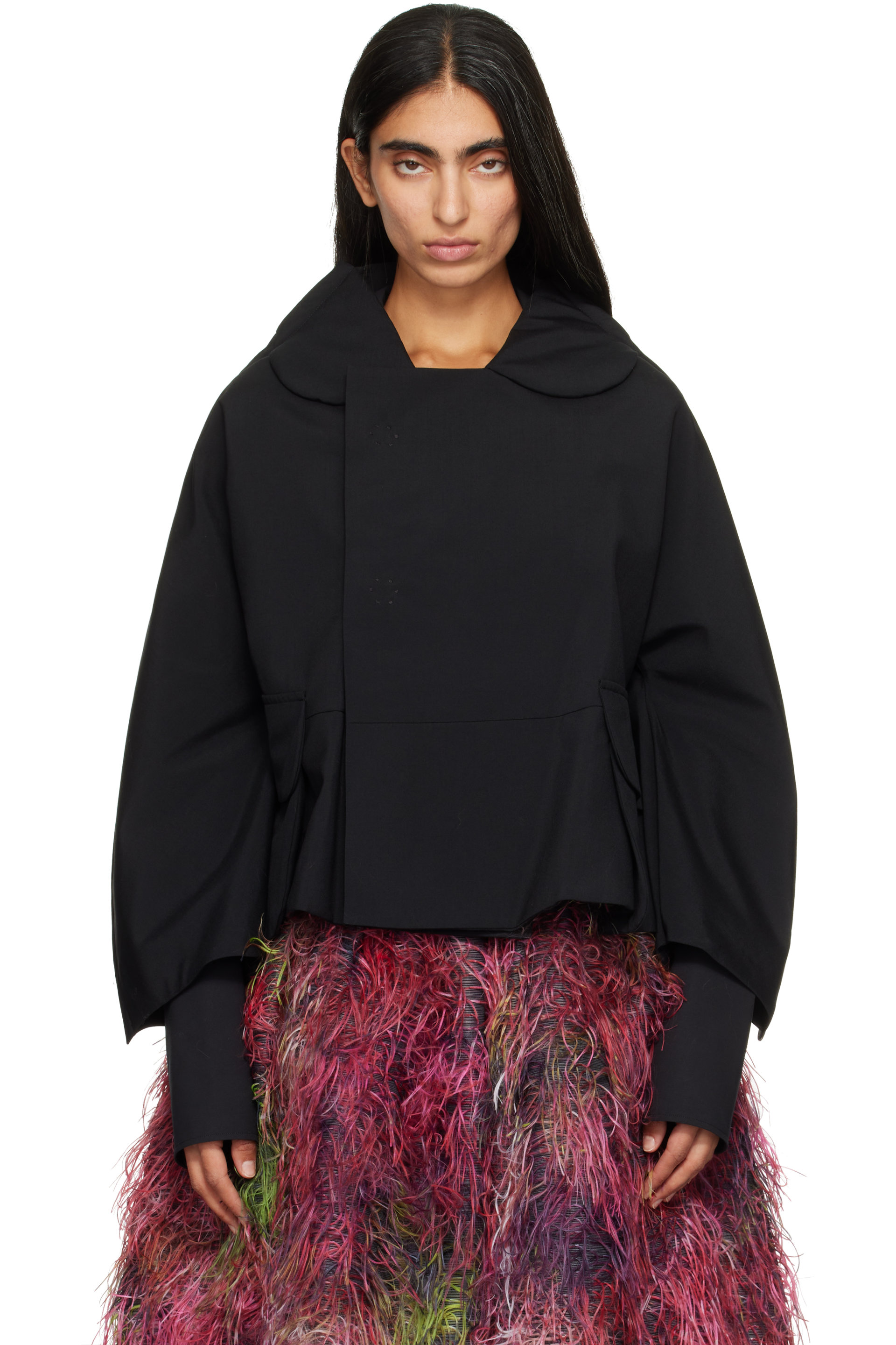Comme des Garçons Comme des Garçons - Black Wool Tropical Jacket