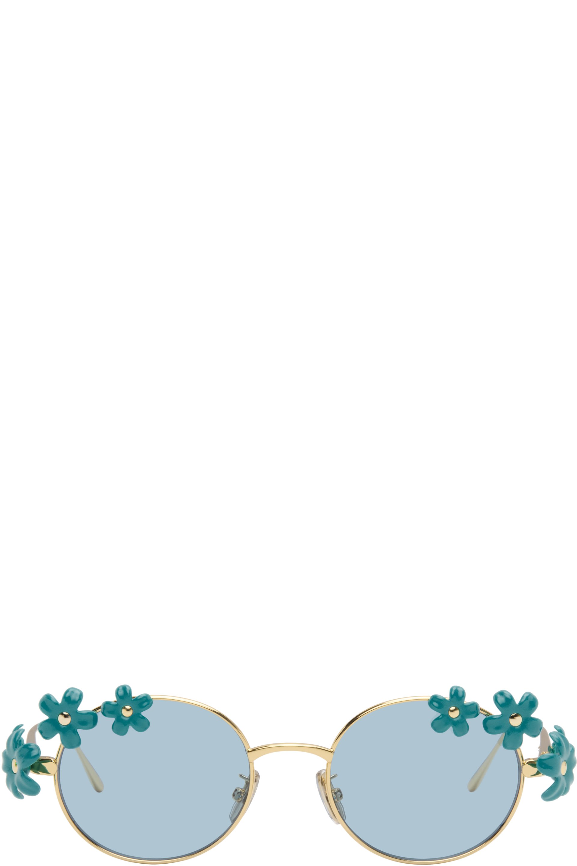 LOEWE - Gold Daisy Field Sunglasses