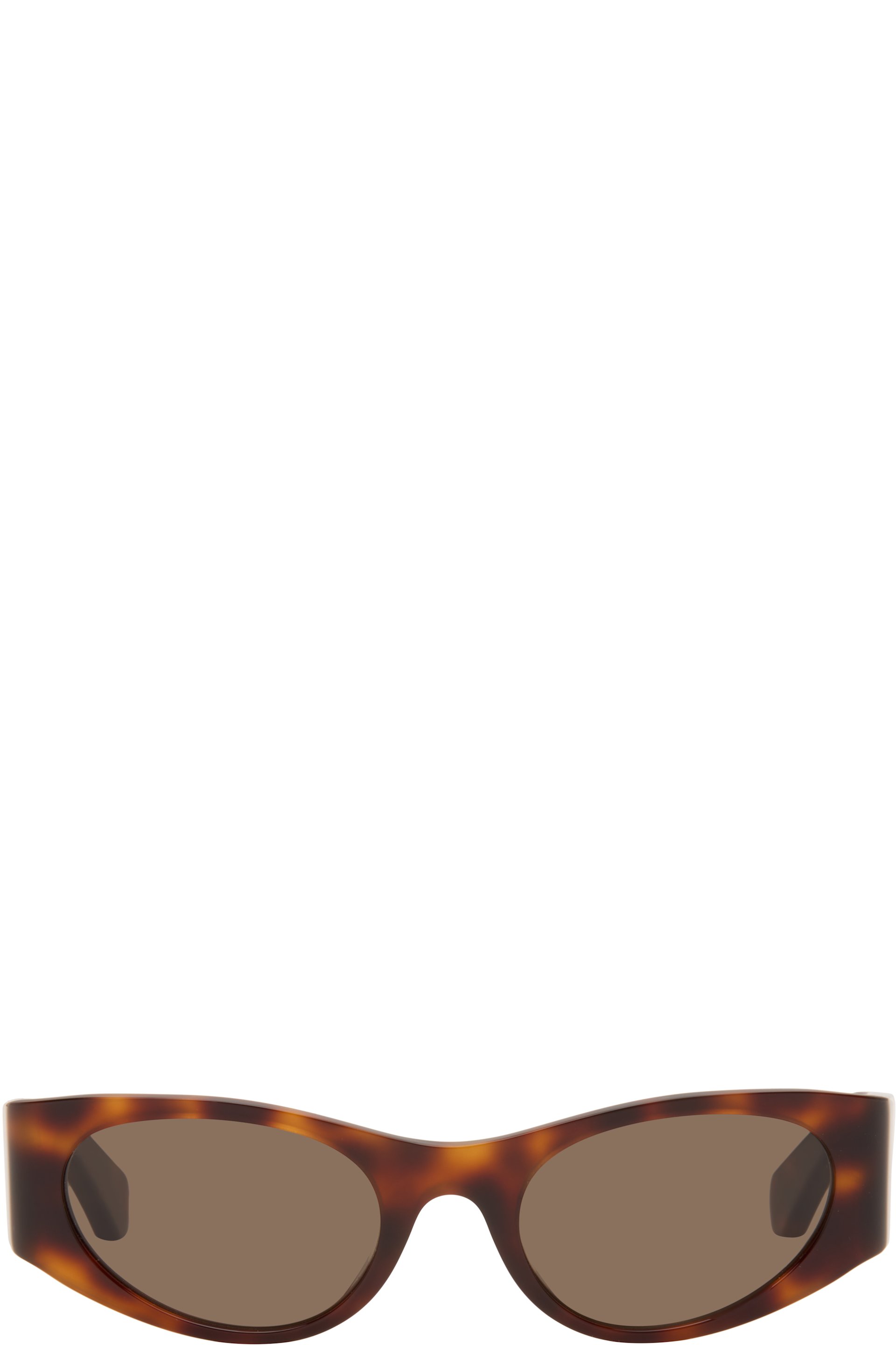 LOEWE - Brown Flash Small Cateye Sunglasses