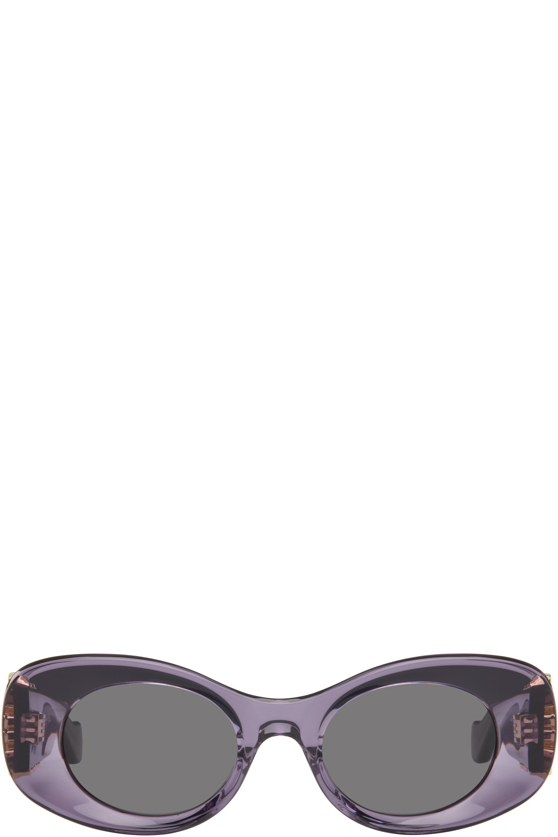 LOEWE - Purple Anagram Sunglasses