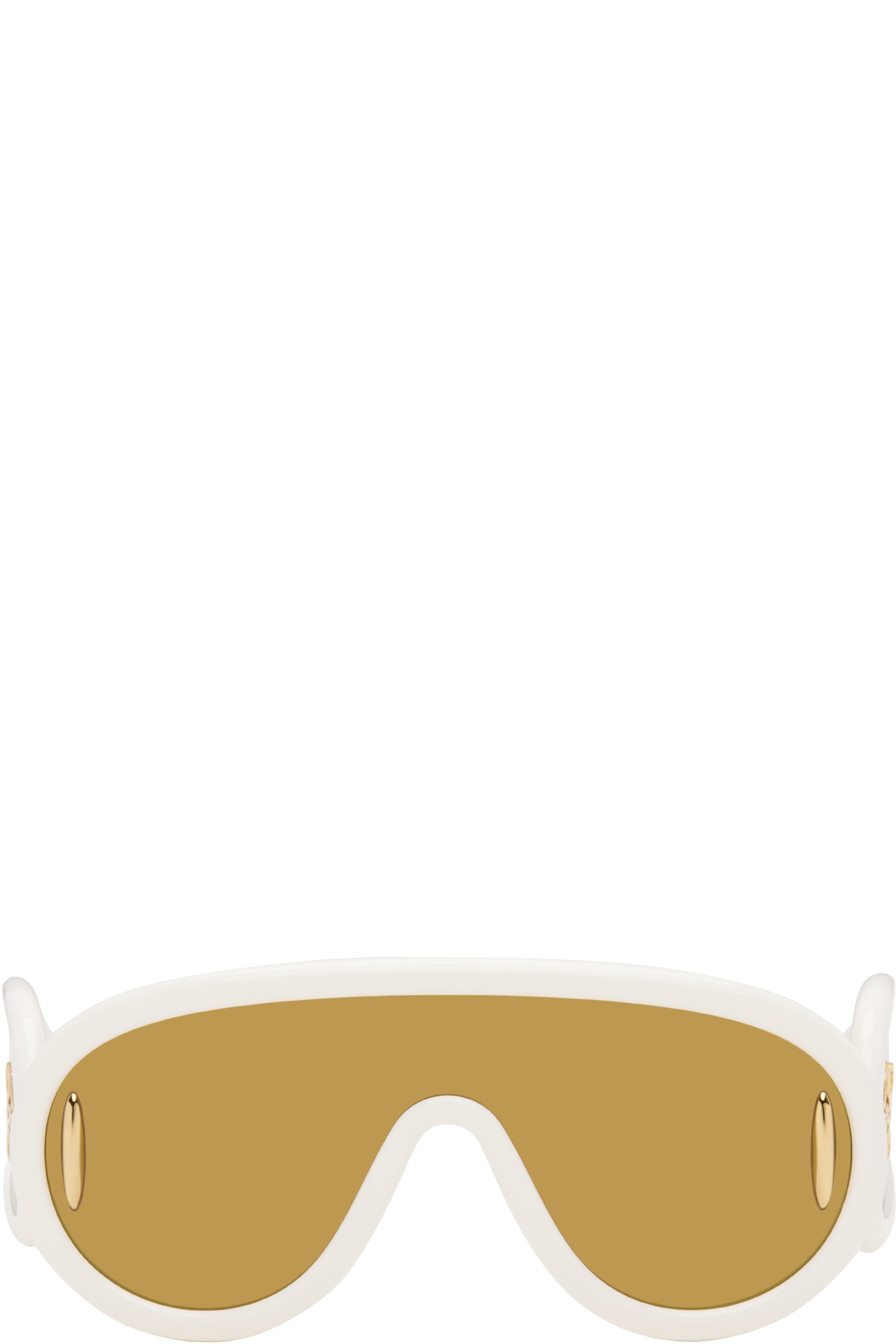 LOEWE - White Wave Mask Sunglasses