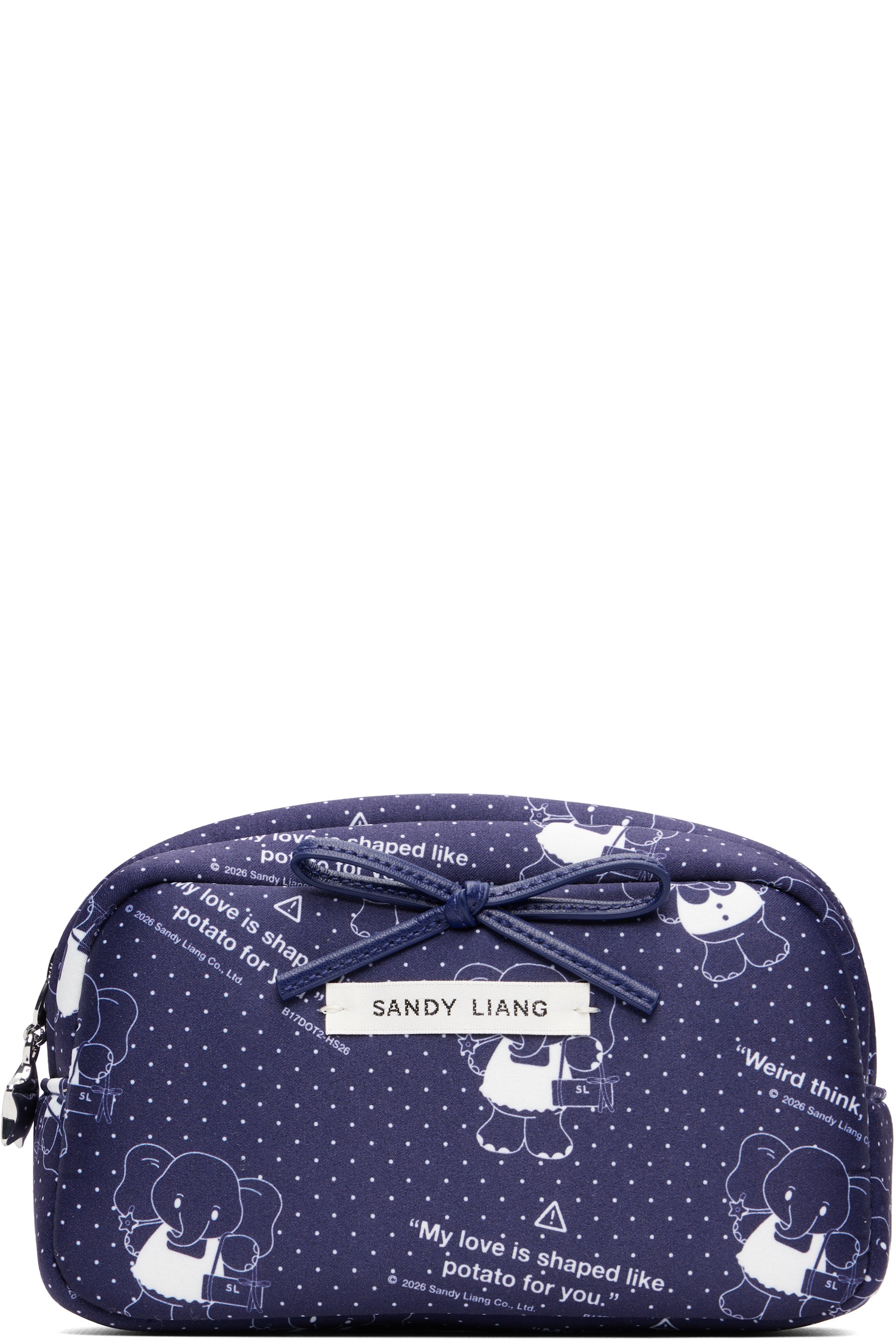 Sandy Liang - Navy Smol Pouch